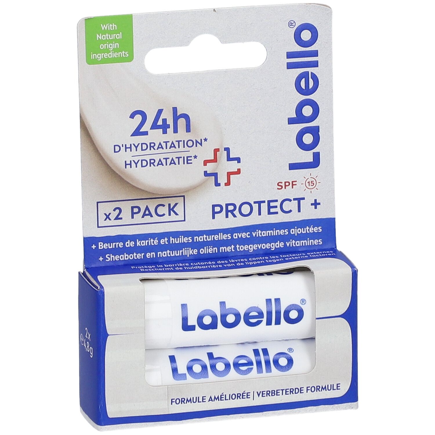 Labello® Protect+ SPF15 DUO