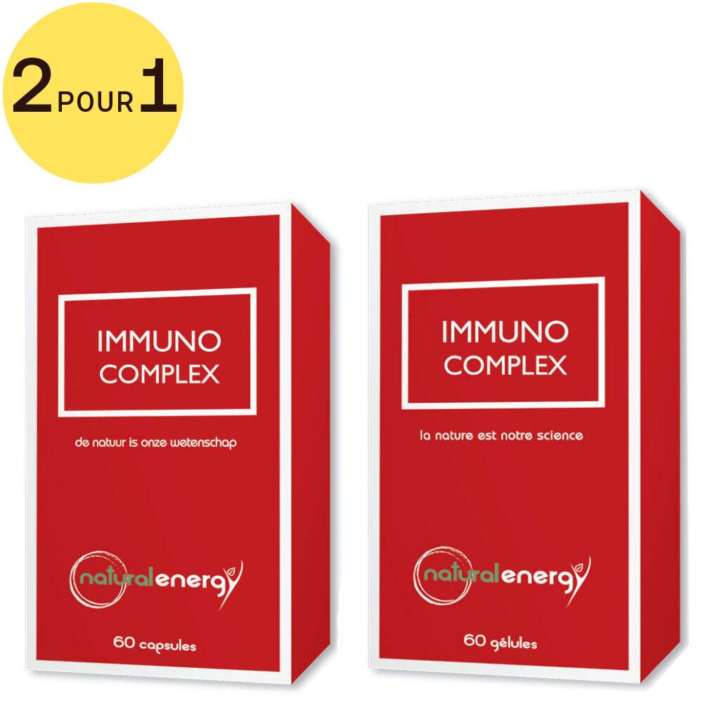 Natural Energy Immuno Complex 2 pour 1