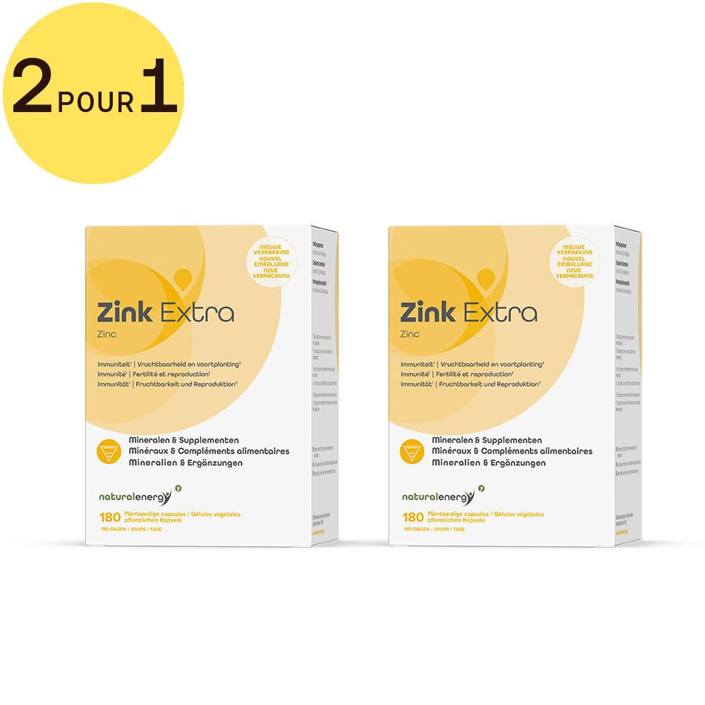 Natural Energy Zinc Extra 2 pour 1