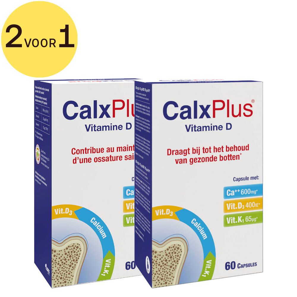 CalxPlus Vitamine D 2 voor 1