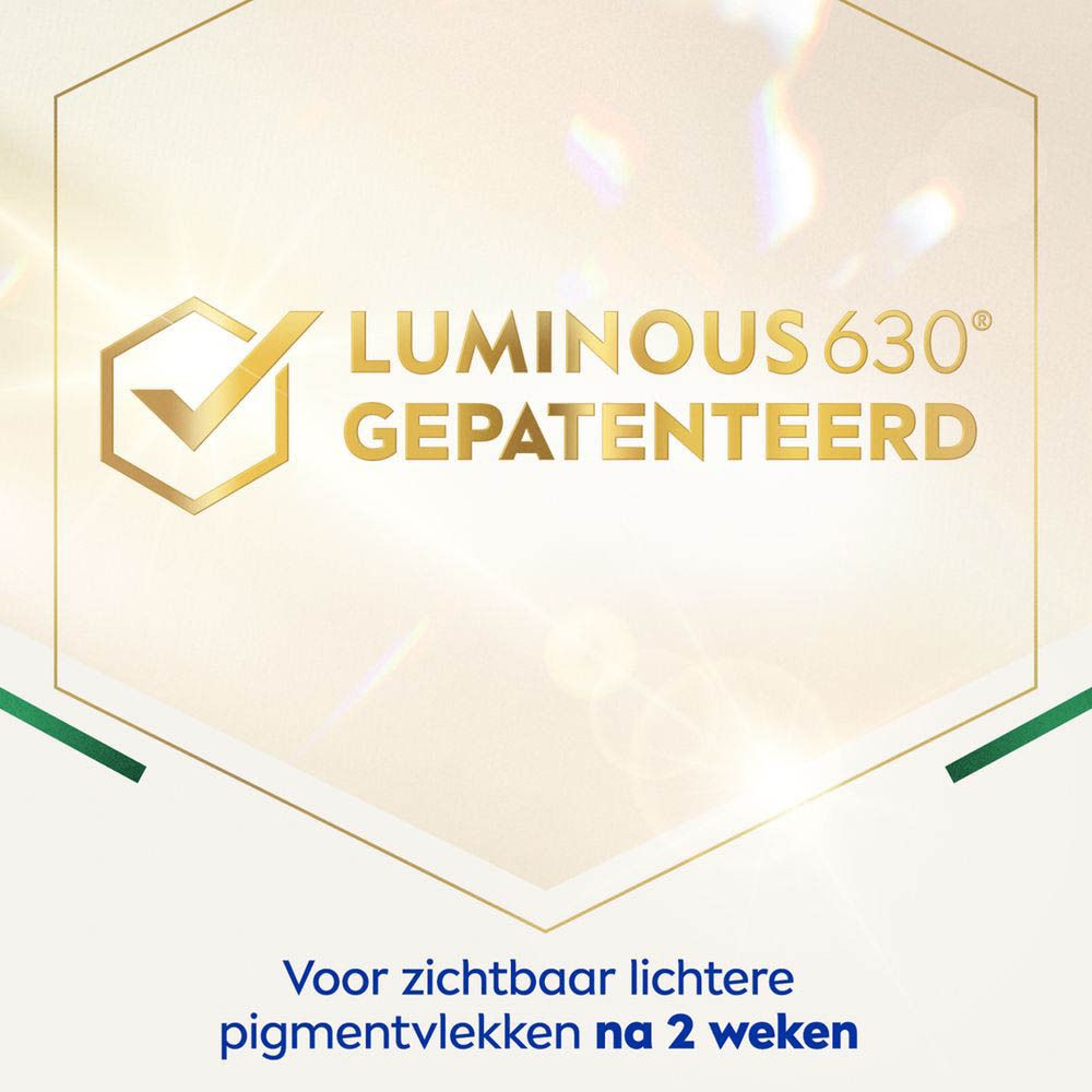 Verpakking van de Nivea Luminous 630 Anti-Pigmentvlekken Serum met Nederlandse teksten.