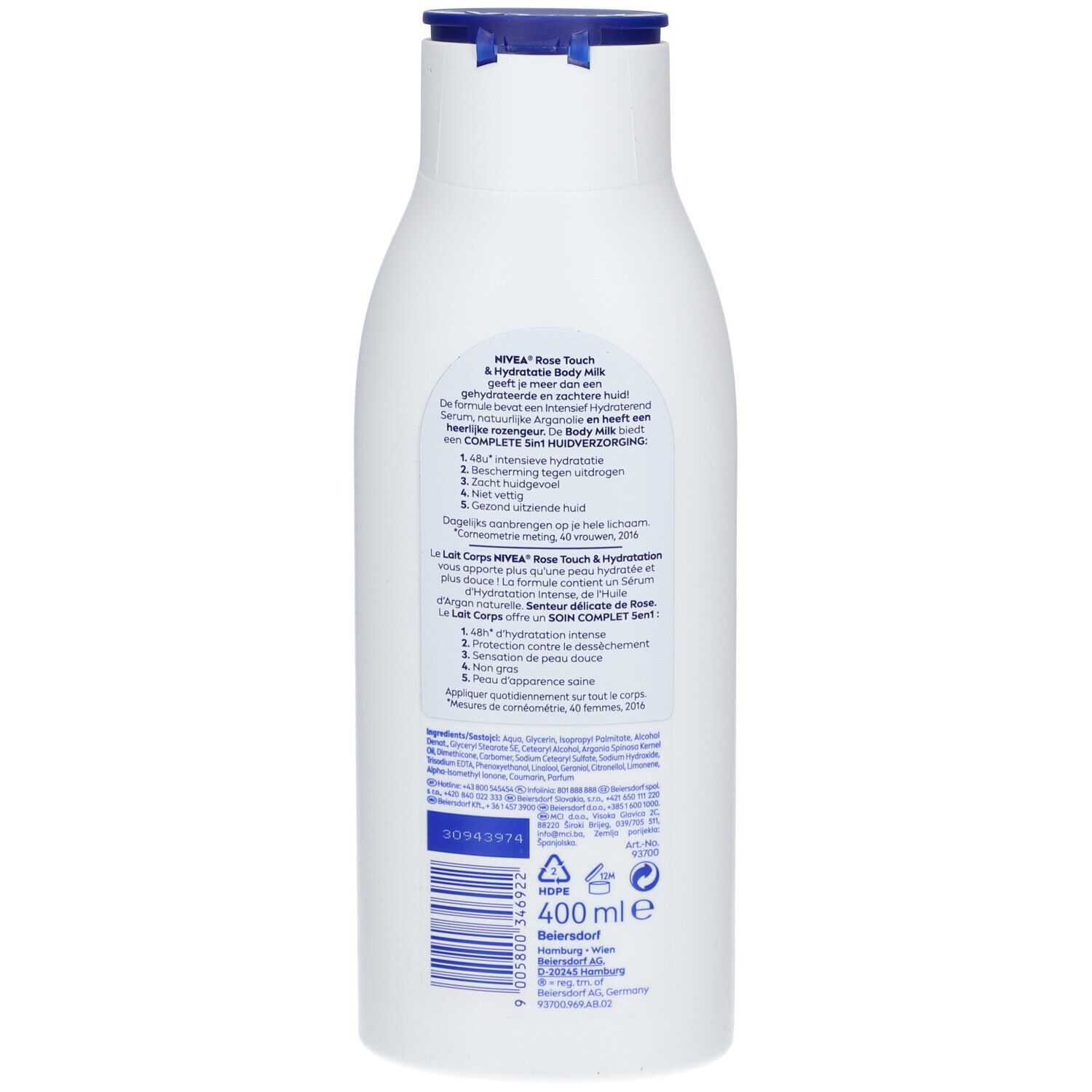 Nivea Rose Touch & Hydration Body Lotion