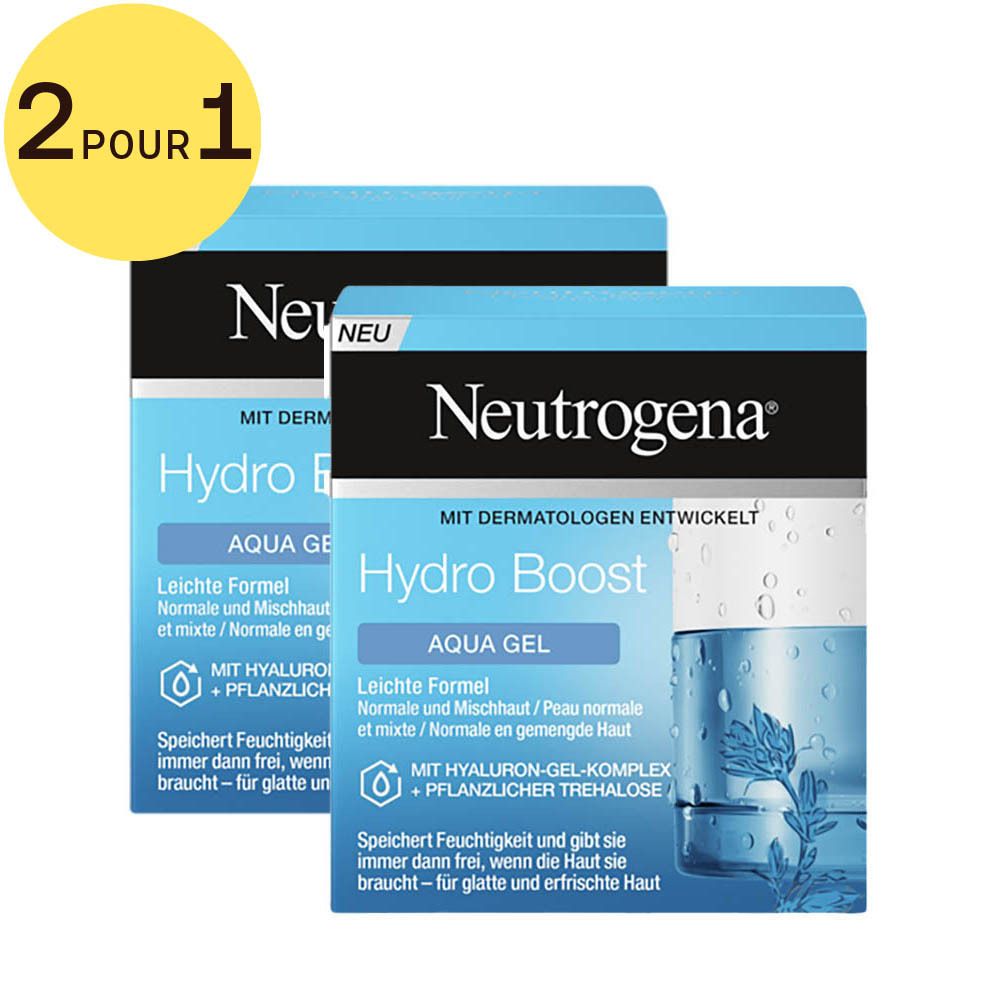 Neutrogena® Hydro Boost Aqua Gel Peau Normale et Mixte 2 pour 1