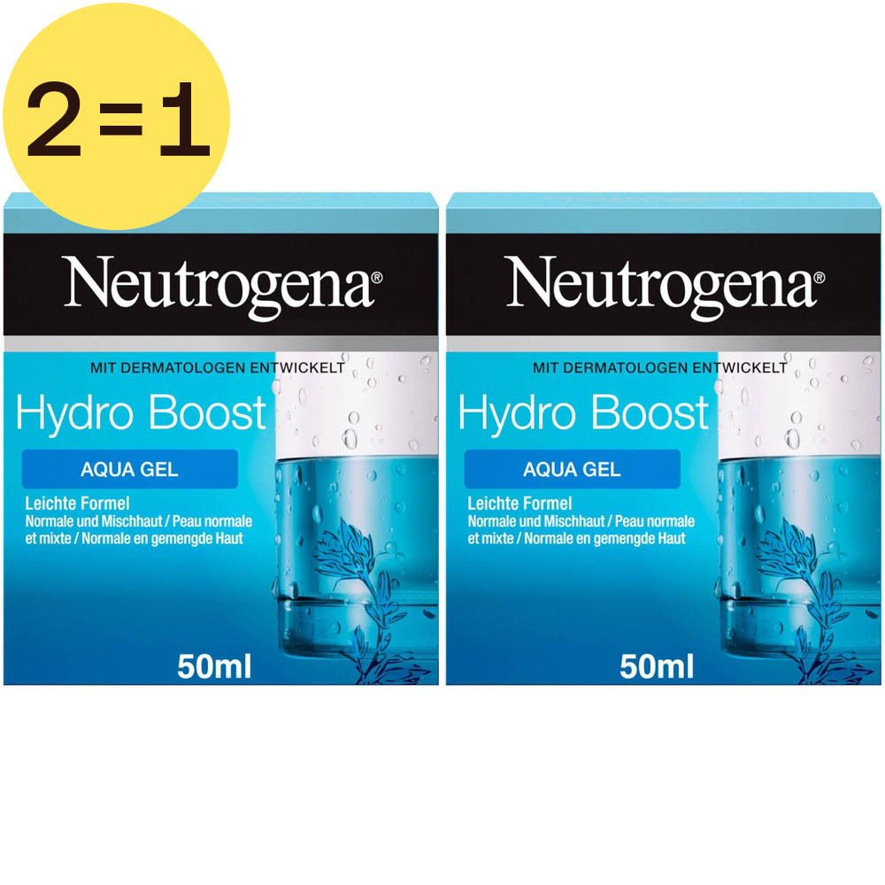 Neutrogena® Hydro Boost Aqua Gel Peau Normale et Mixte 2 pour 1