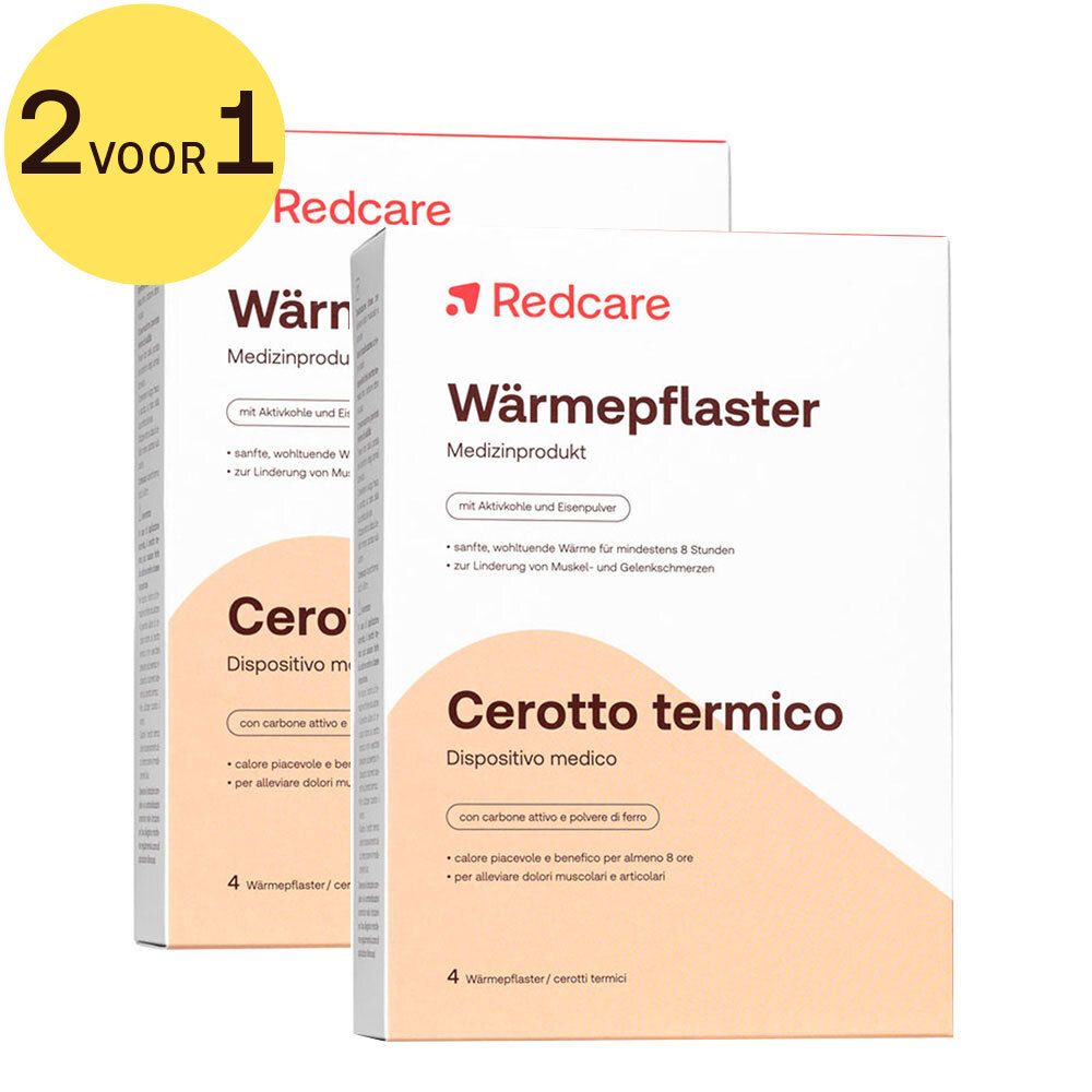 Redcare Warmtepleister 2 voor 1