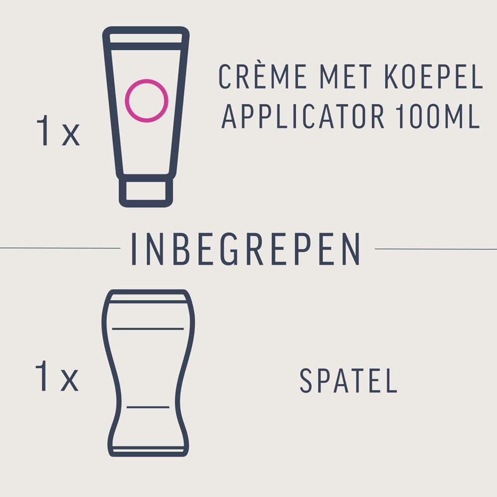 Veet Expert Crème Dépilatoire Aisselles. Verpakking. Roze en wit logo. Zwarte achtergrond.