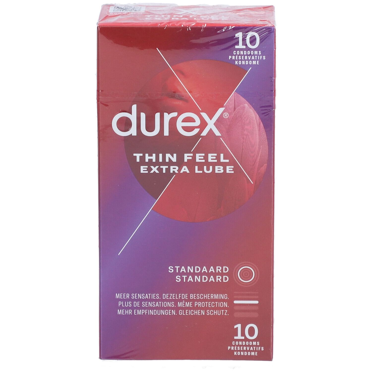 Durex Thin Feel Extra Lube Condooms 10 pc(s) - Farmaline