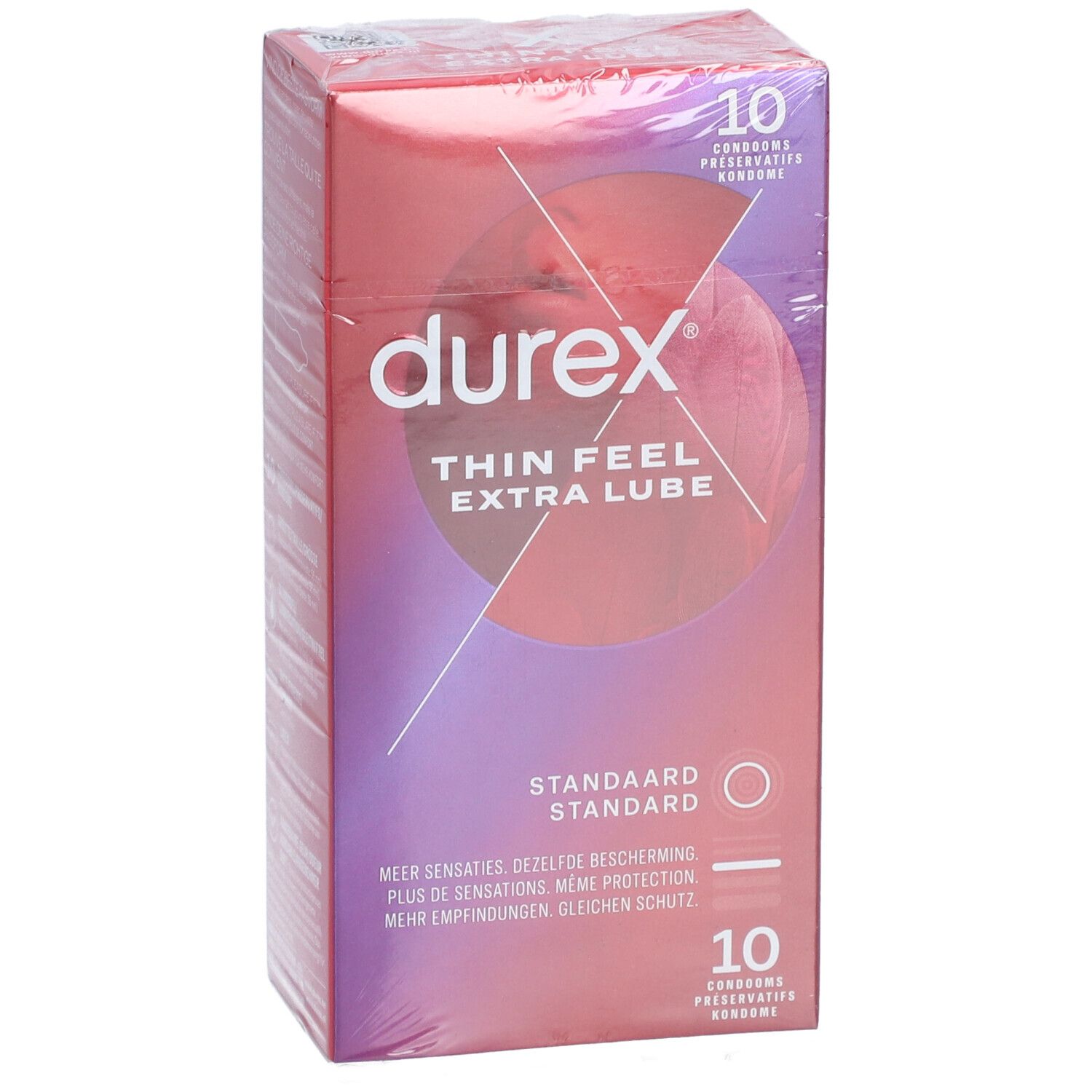 Durex Thin Feel Extra Lube Condooms 10 pc(s) - Farmaline