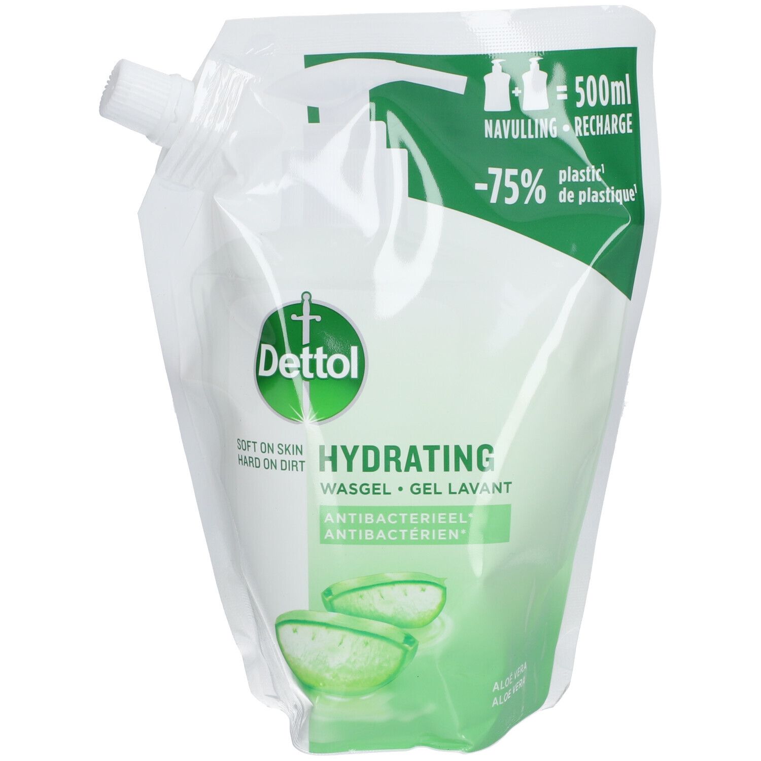 Dettol Hydrating Wasgel Antibacterieel Aloë Vera Navulling