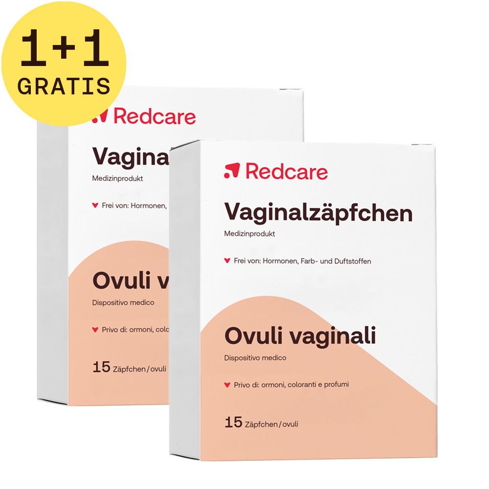 Redcare Vaginale Zetpillen 1 + 1 GRATIS