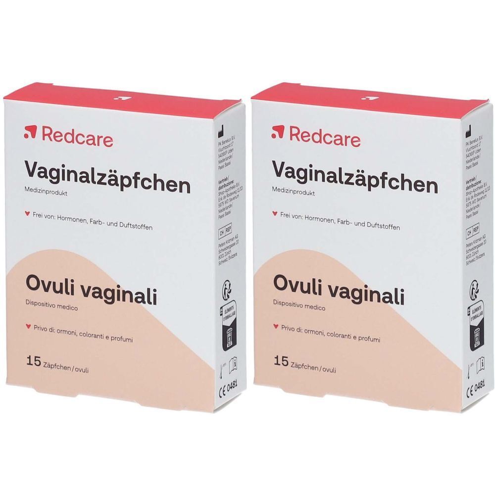 Redcare Vaginale Zetpillen 1 + 1 GRATIS