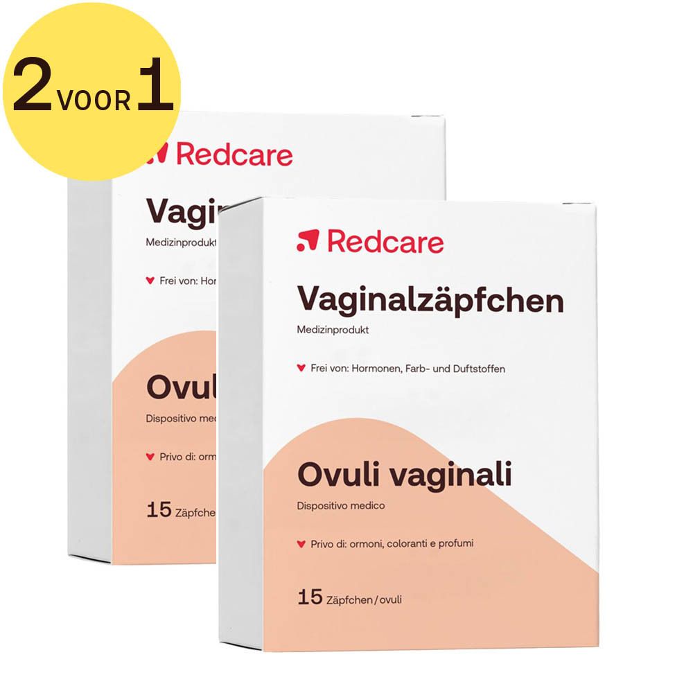 Redcare Vaginale Zetpillen 1 + 1 GRATIS