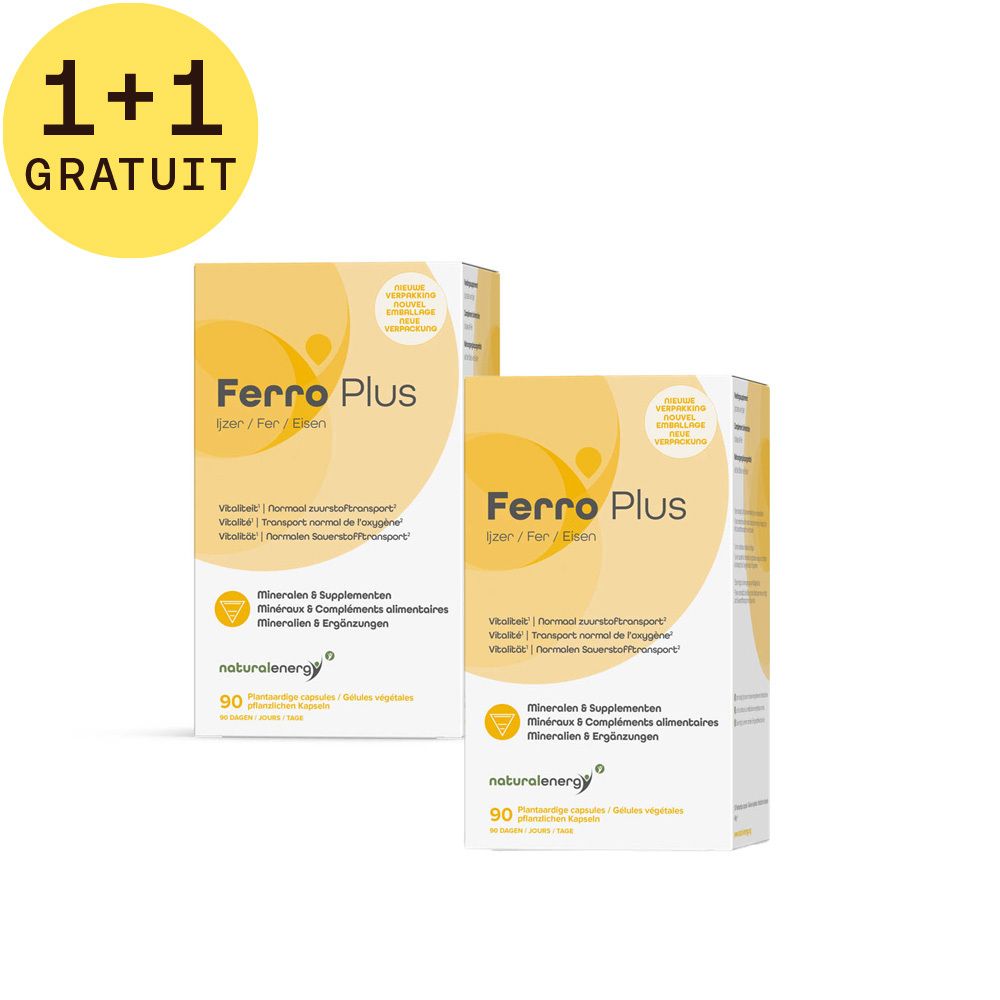 Natural Energy Ferro Plus 1+1 GRATUIT