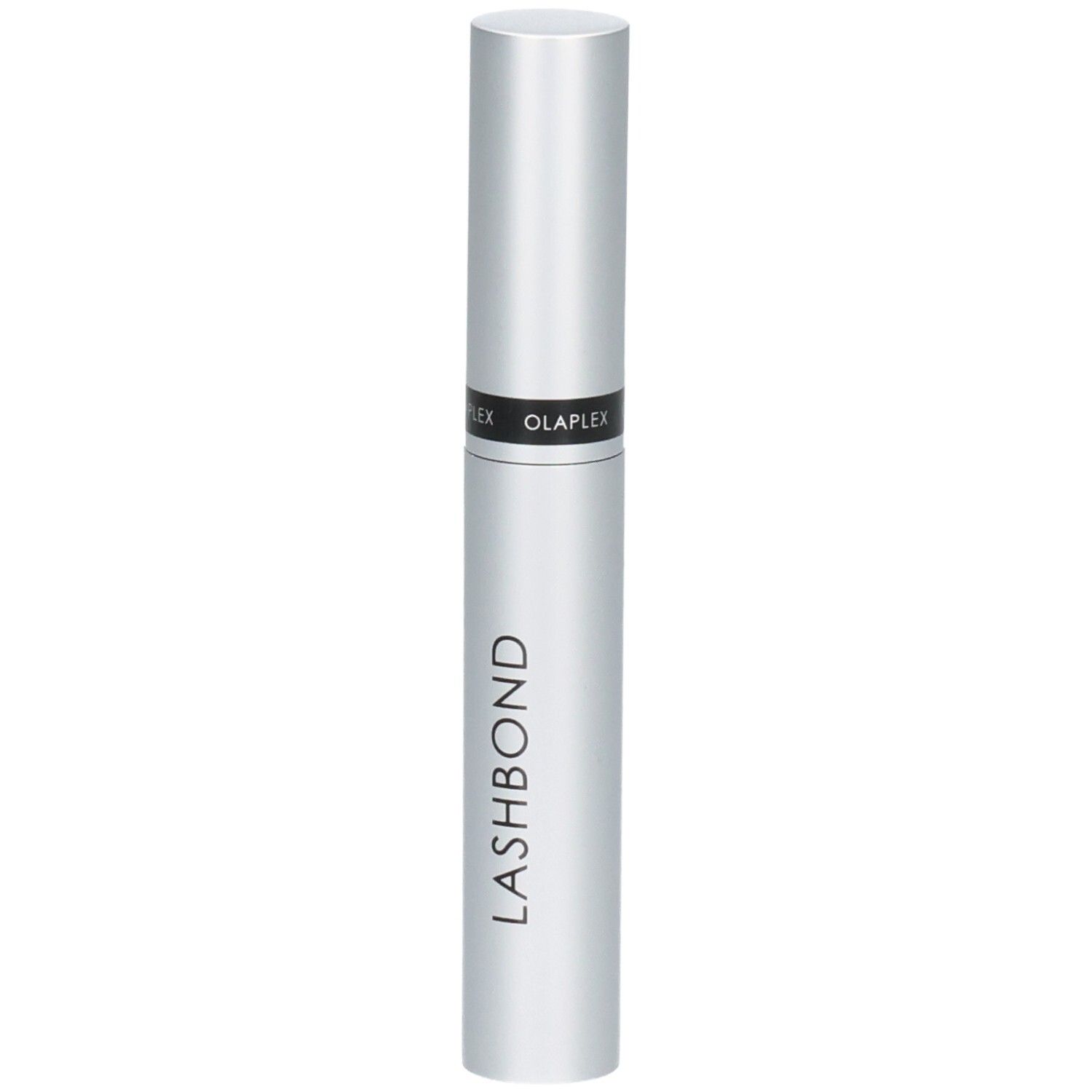 Applicateur argenté avec bande noire et inscription "LASHBOND".