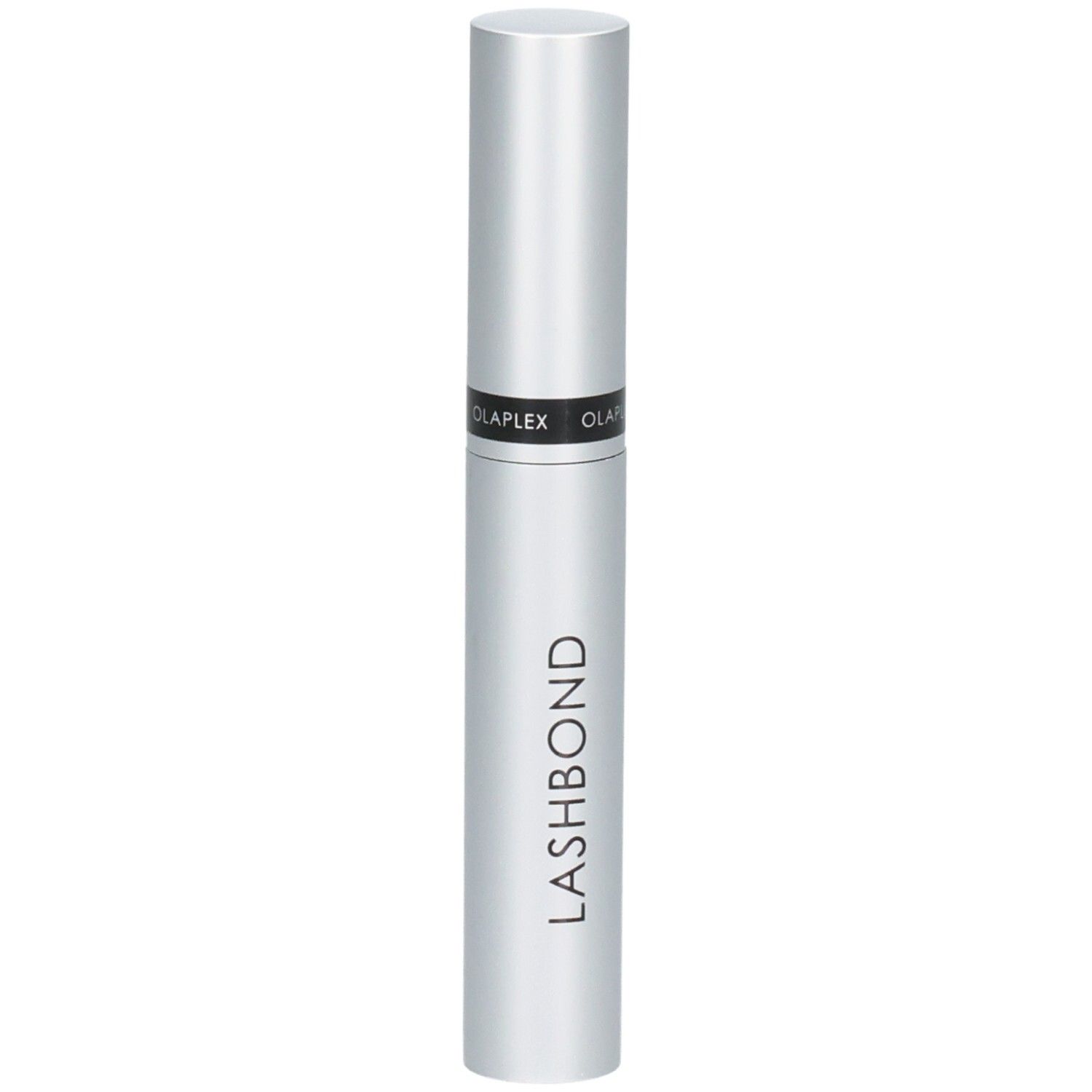 Applicateur argenté avec bande noire et inscription "LASHBOND".
