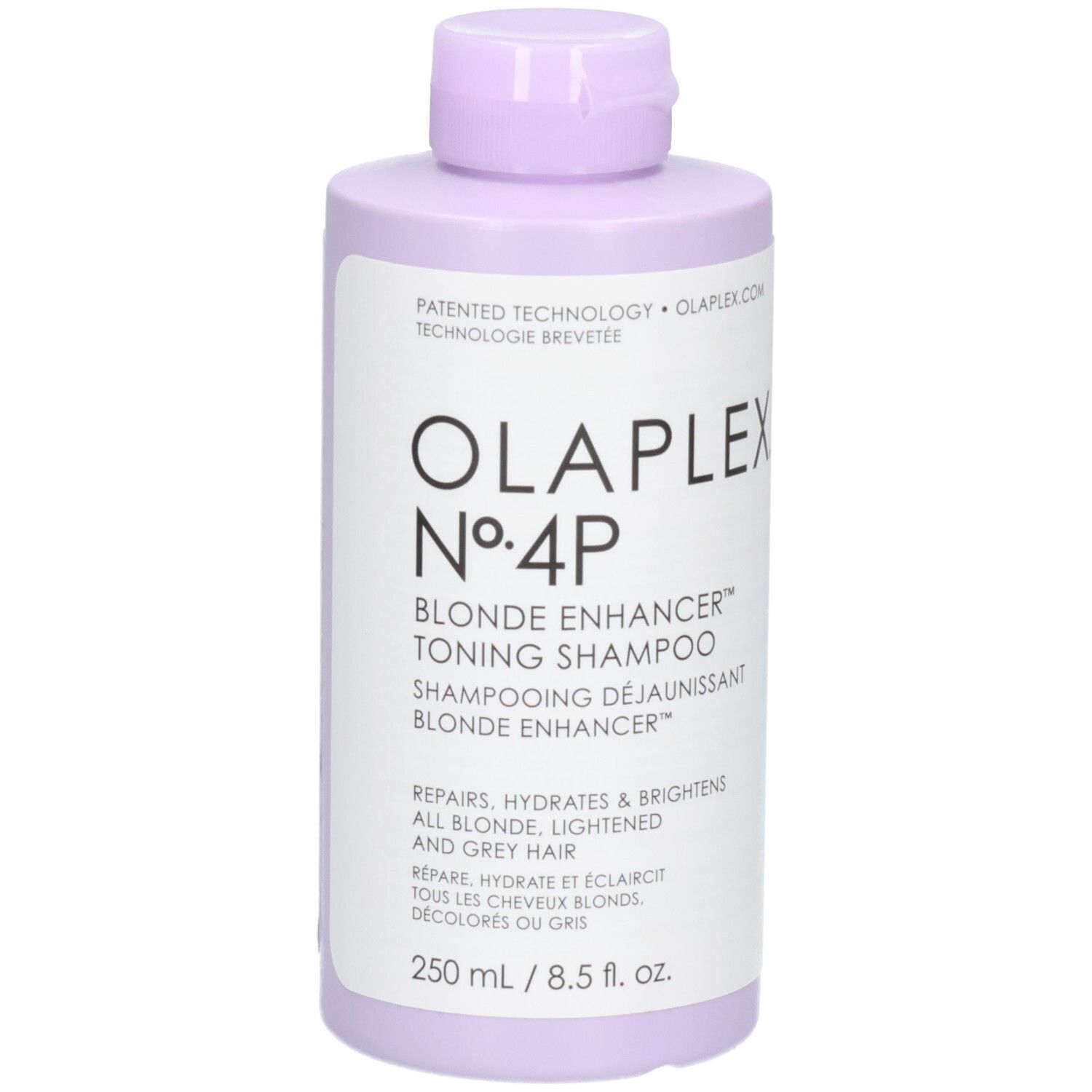 Olaplex Nº.4P Blonde Enhancer Toning Shampoo in lila fles, 250 ml.