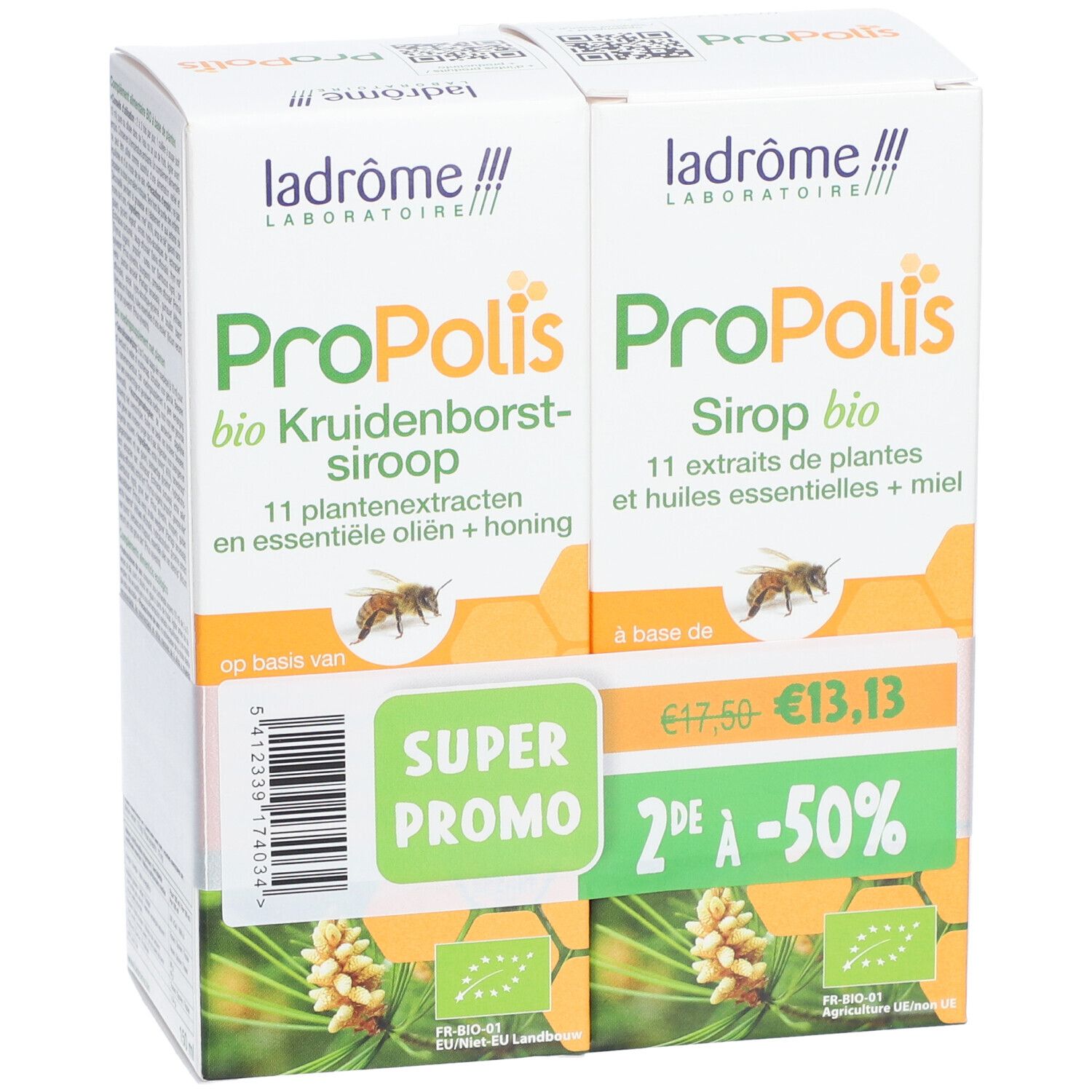 Ladrôme Propolis Kruidenborstsiroop