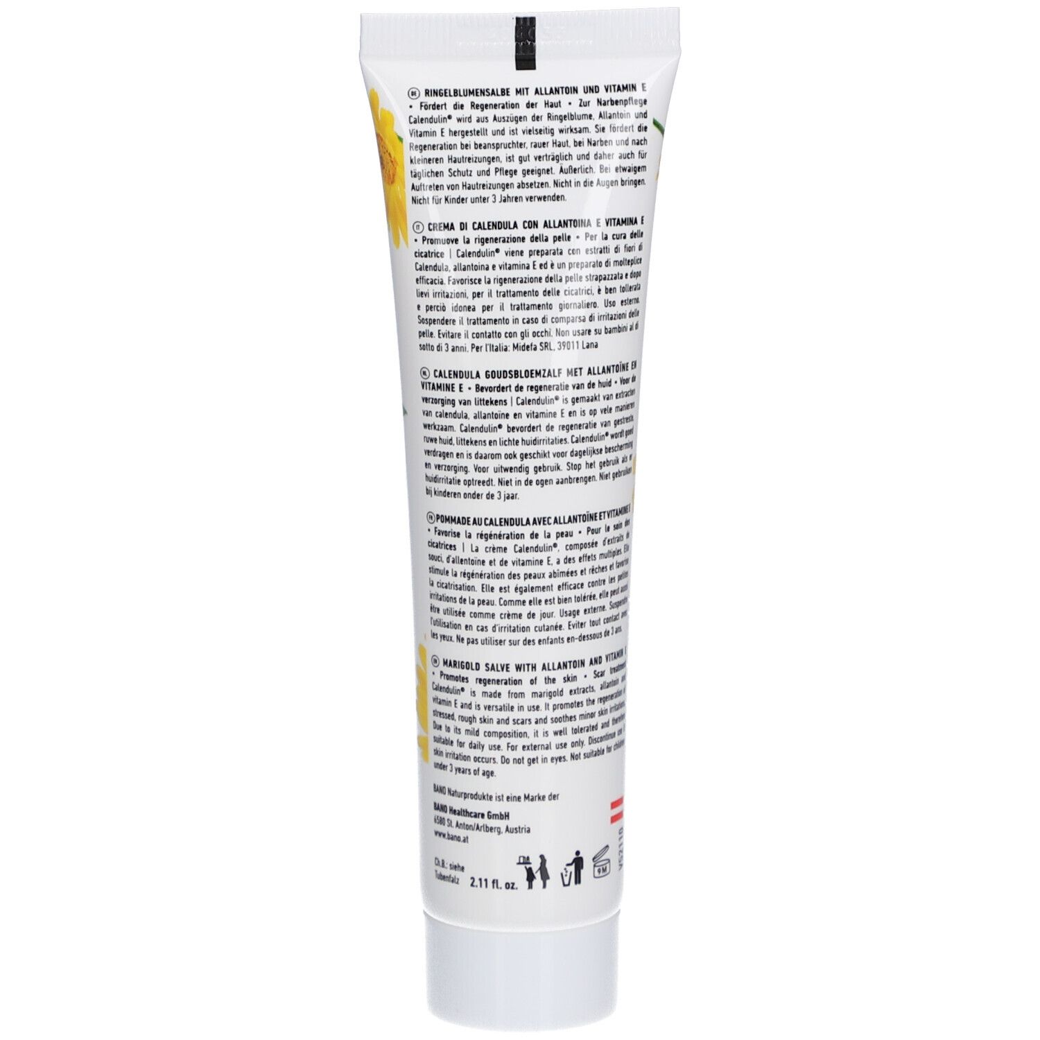 Bano Arlberger Calendulin Classic Calendulacrème