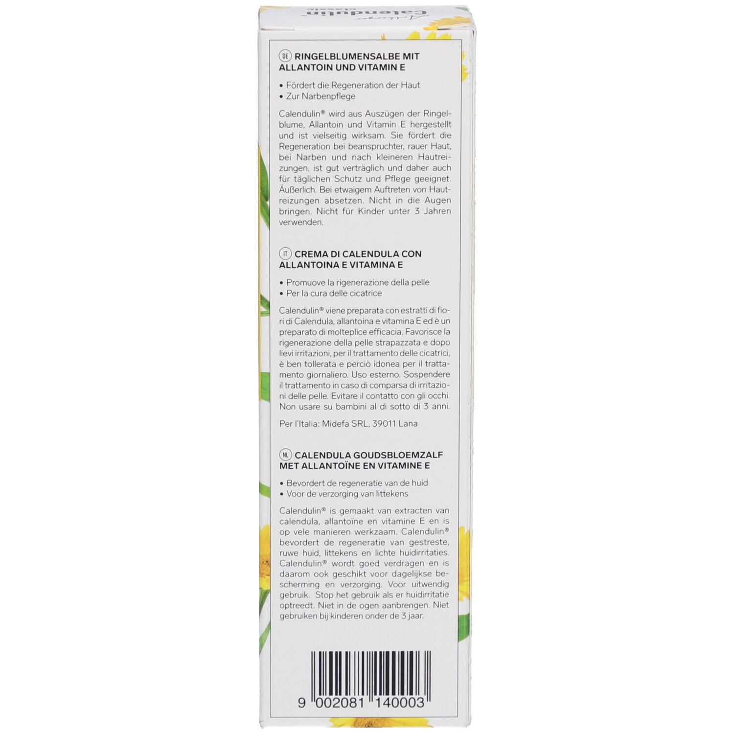 Bano Arlberger Calendulin Classic Calendulacrème