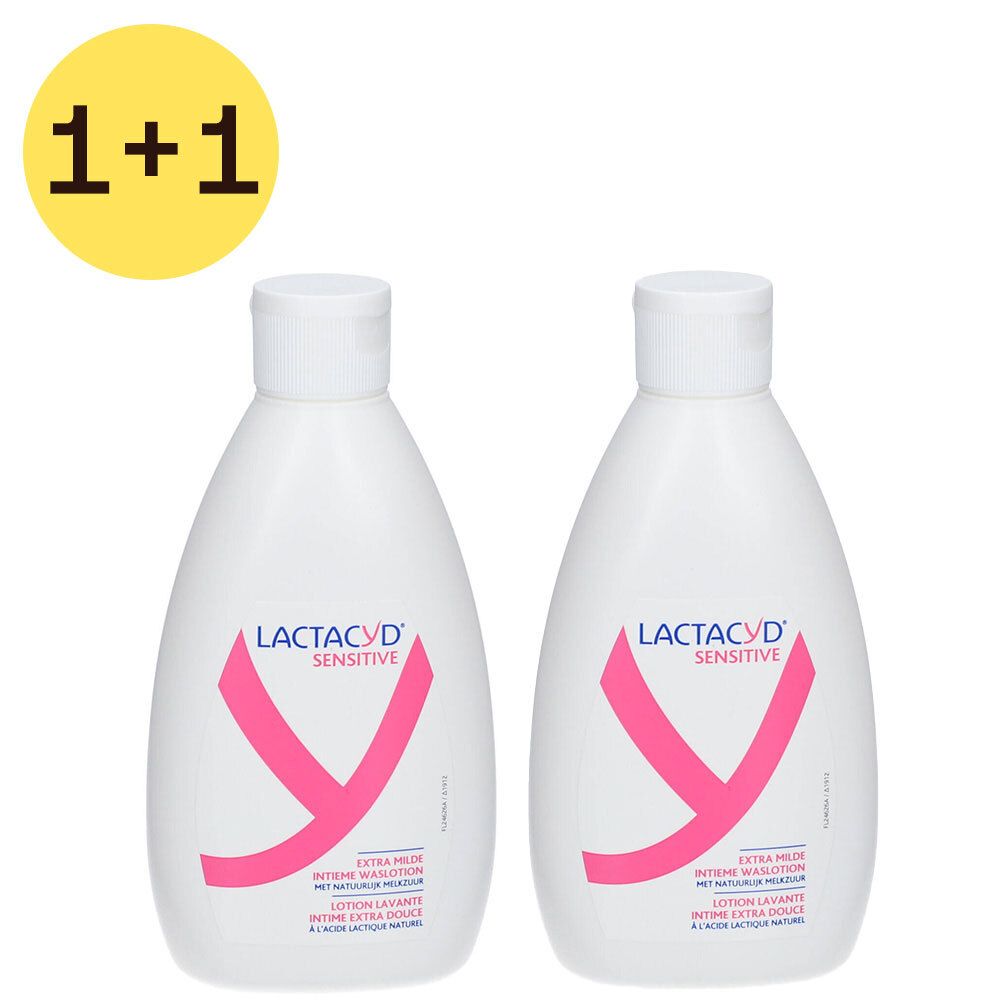 Lactacyd® Sensitive Lotion Lavante Intime Extra Douce 1+1 GRATUIT