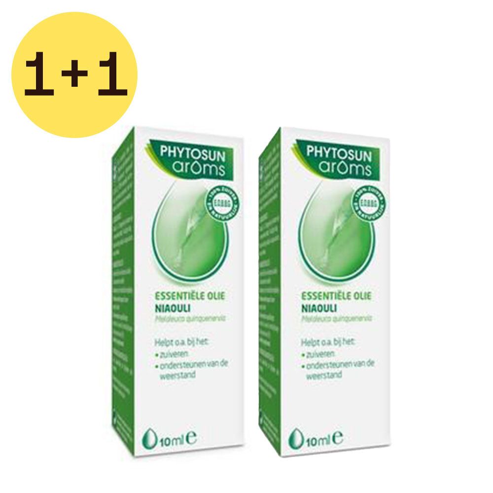 Phytosun Niaouli Essentiële Olie Bio 1+1 GRATIS