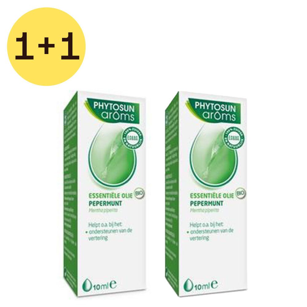 Phytosun Menthe Poivrée Huile Essentielle Bio 1+1 GRATUIT