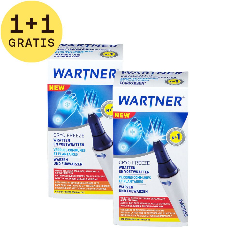 Wartner® Cryo Freeze 2.0  1+1 GRATIS