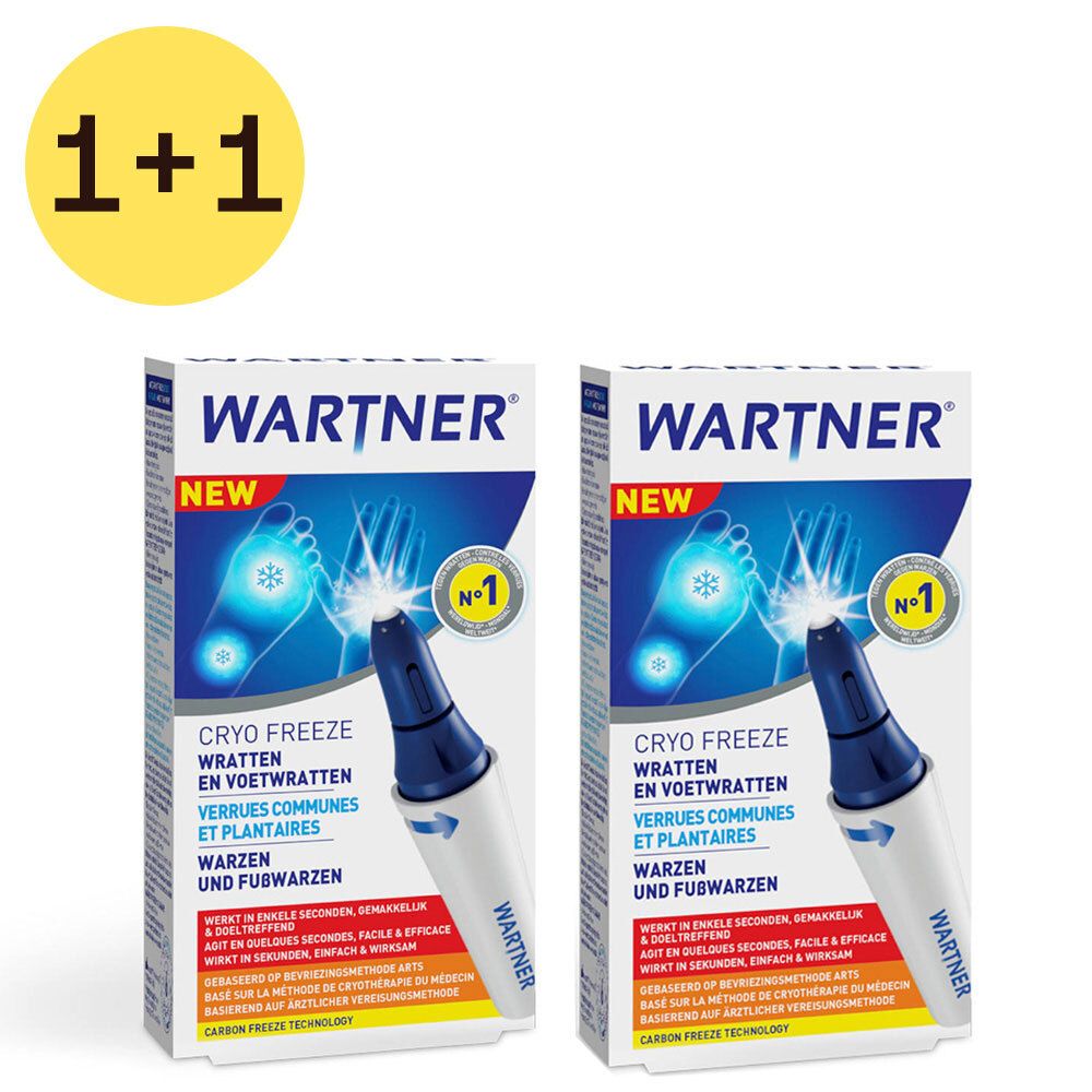 Wartner® Cryo Freeze 2.0  1+1 GRATIS