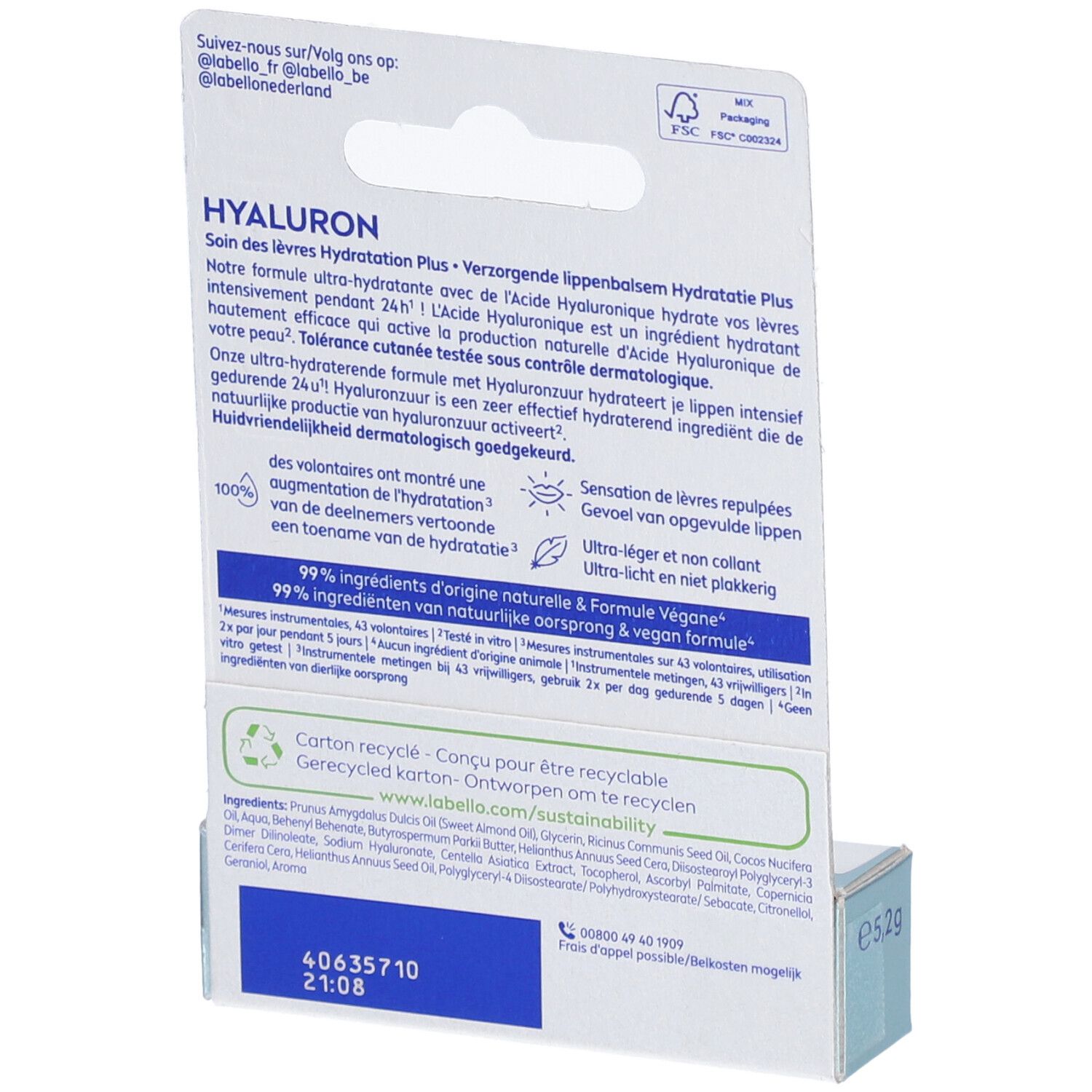 Labello® Hyaluron Lip Moisture Plus