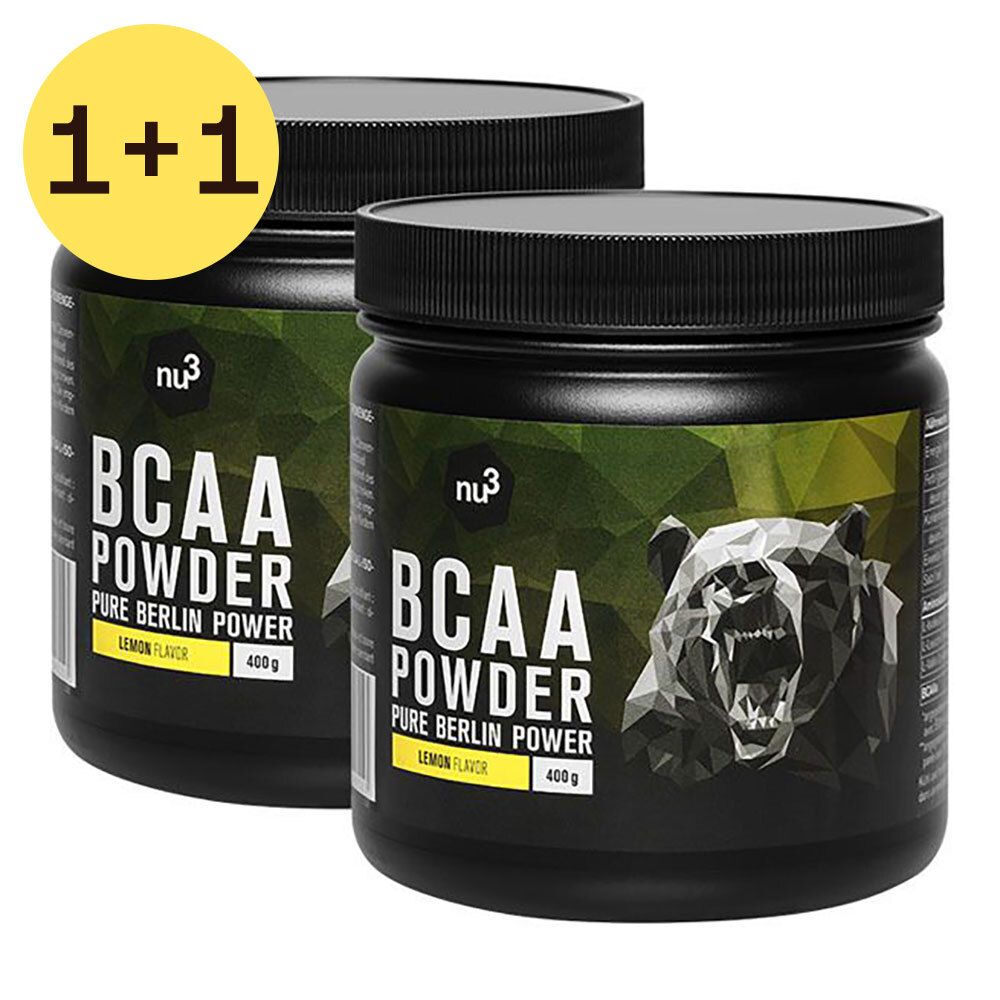 nu3 Bcaa Poudre Citron 1+1 GRATUIT