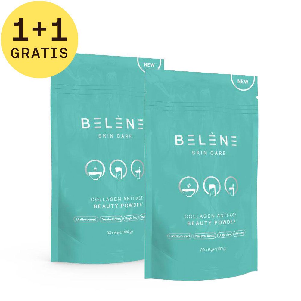 Belène Collageen Anti-Age Beauty Powder 1+1 GRATIS