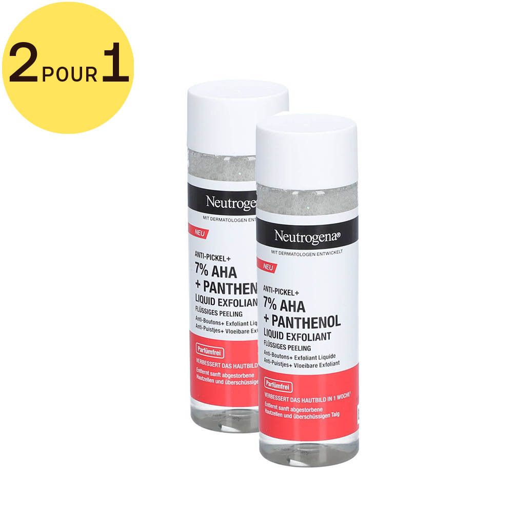 Neutrogena® Anti-Boutons+ Exfoliant Liquide 2 pour 1