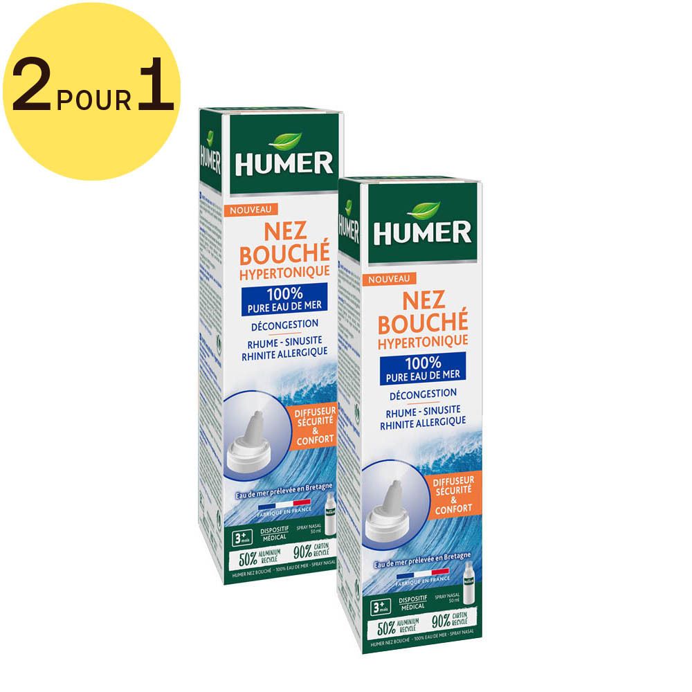 Humer Nez Bouché 2 pour 1