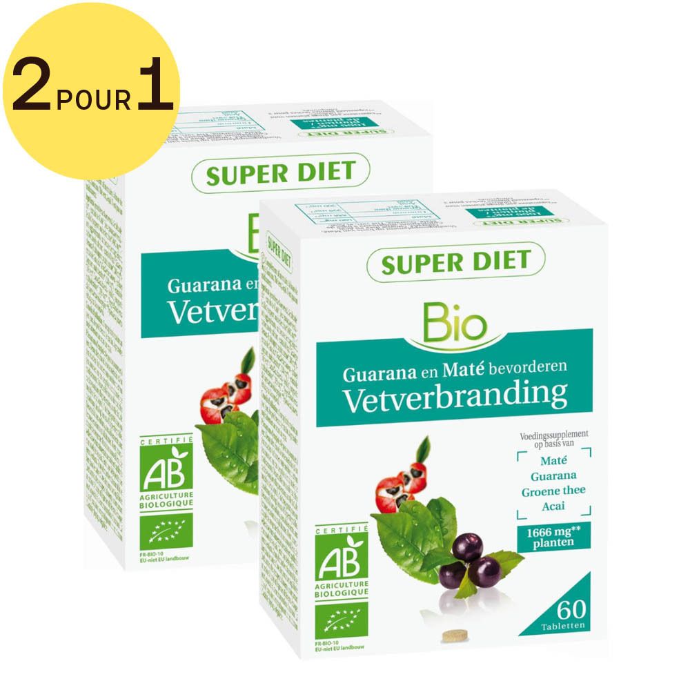 Superdiet Complexe Brûle Graisse Guarana 2 Pour 1