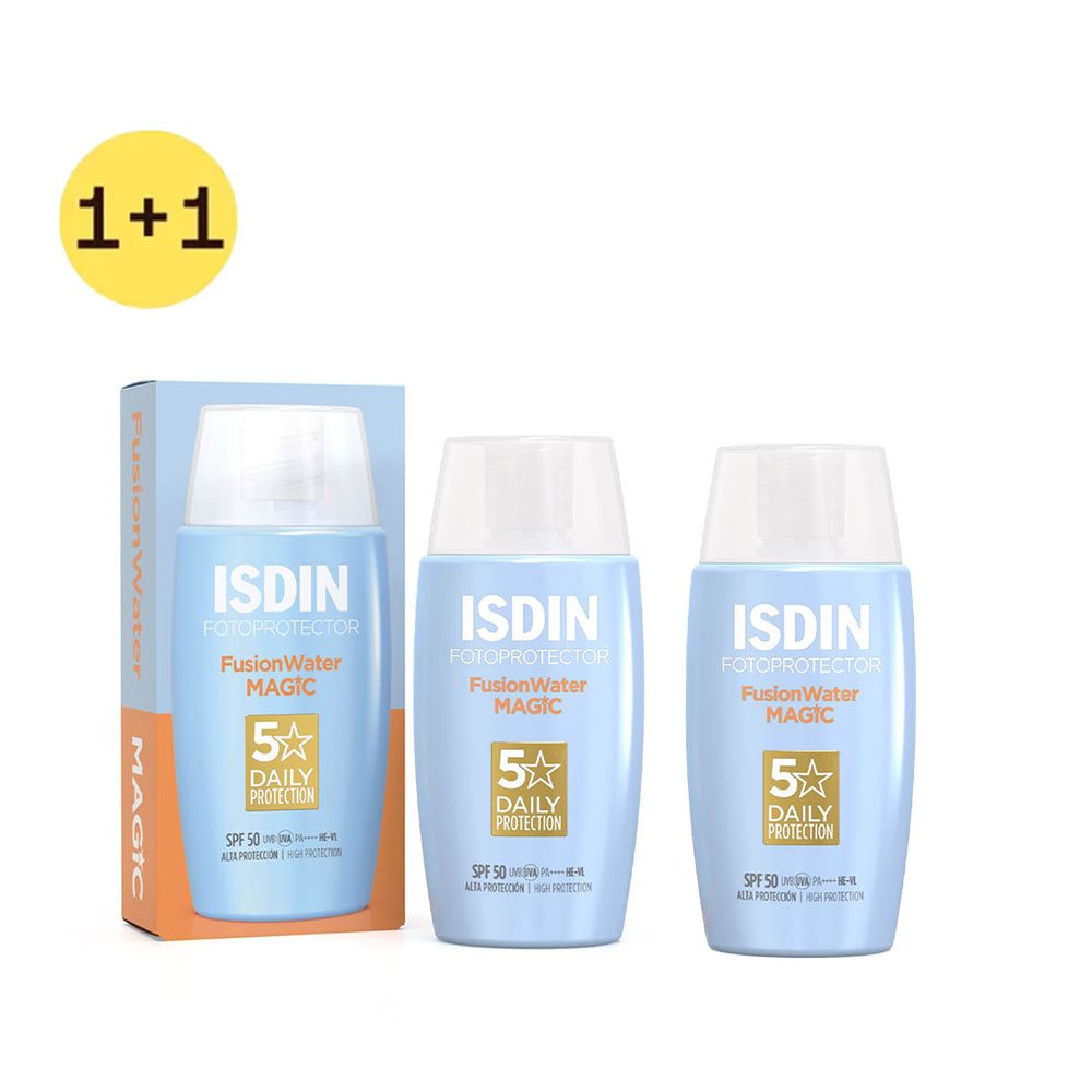 ISDIN Fotoprotector FusionWater SPF50 1+1 GRATIS