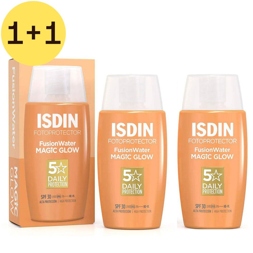 ISDIN Fotoprotector Fusion Water Magic Glow Spf30 1+1 GRATUIT