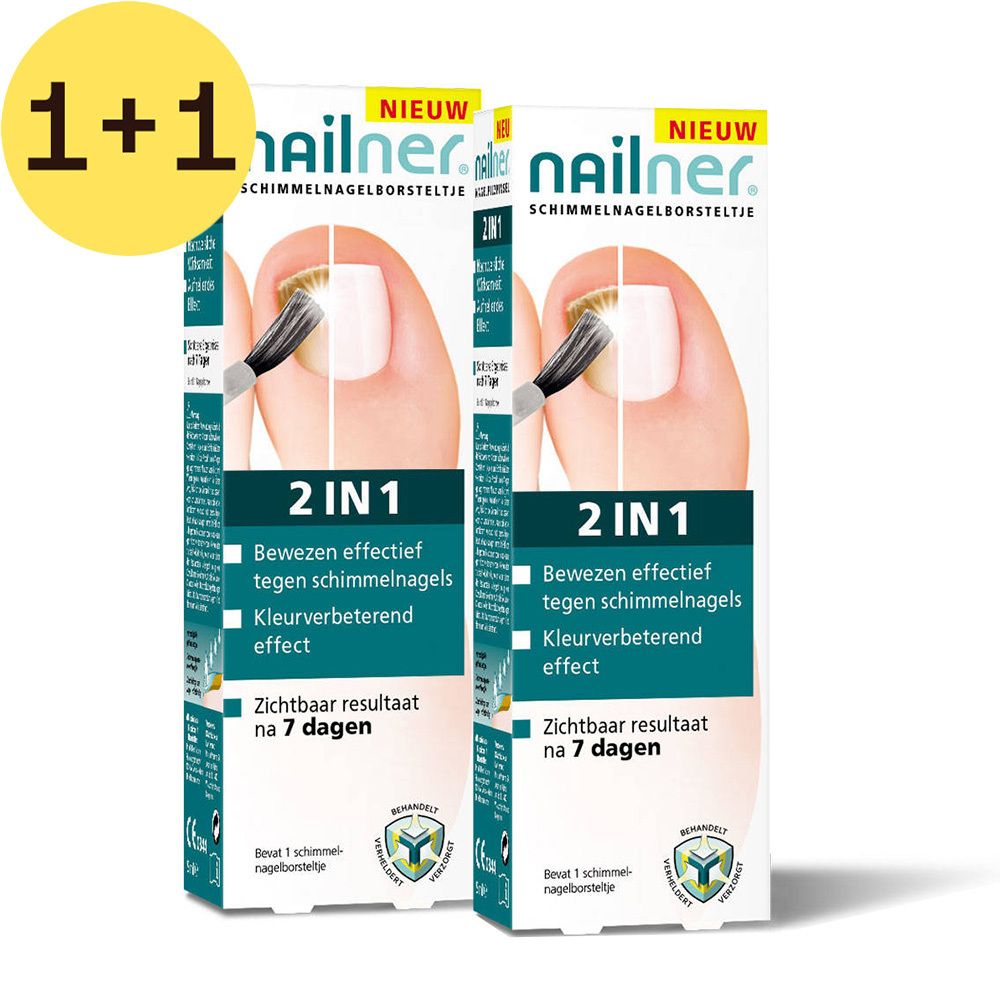 Nailner Brush 2-In-1 1+1 GRATIS