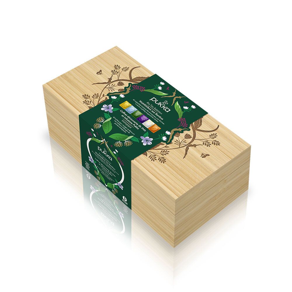 Pukka Coffret Découverte Tisanes en Bambou