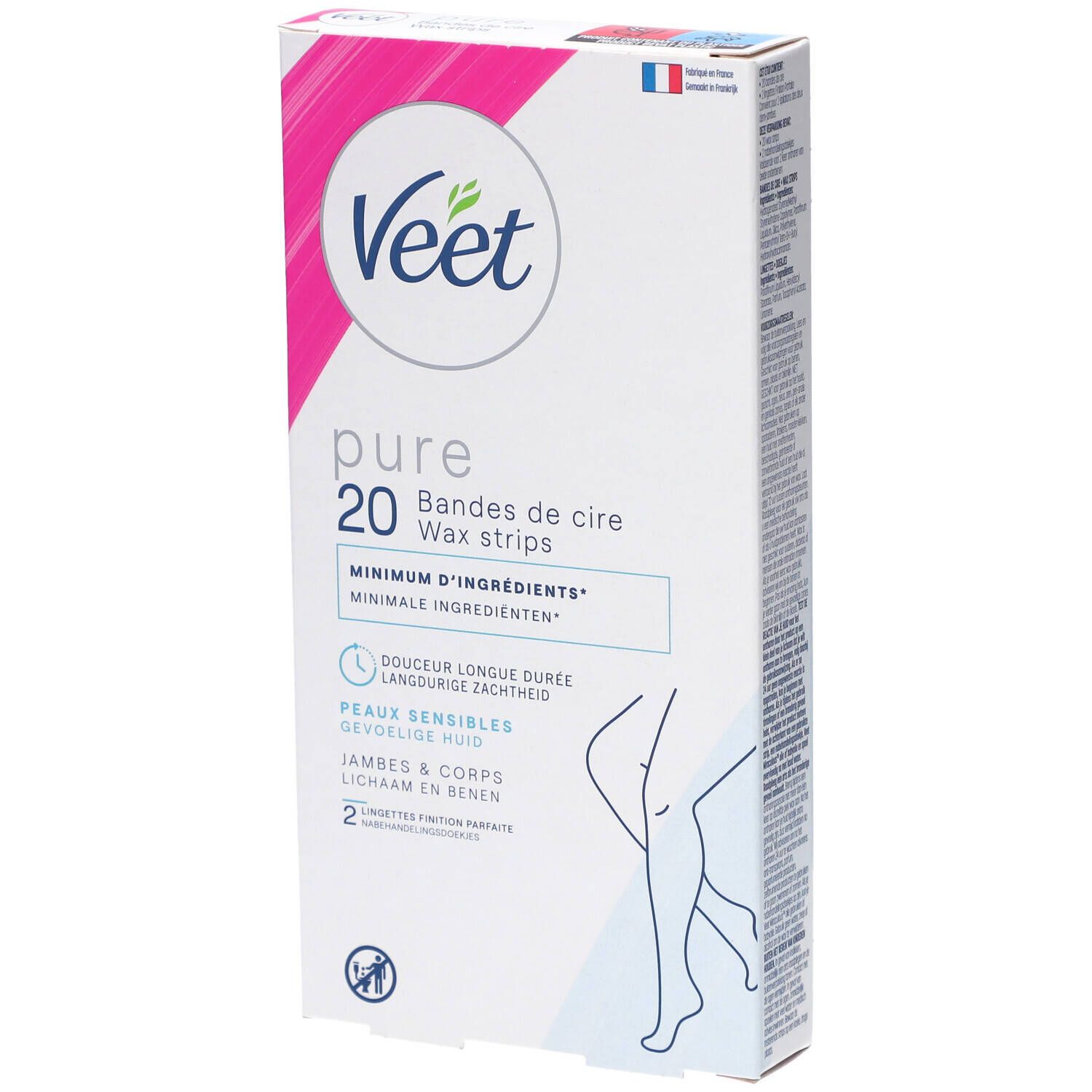 Veet Pure 20 Wax Strips