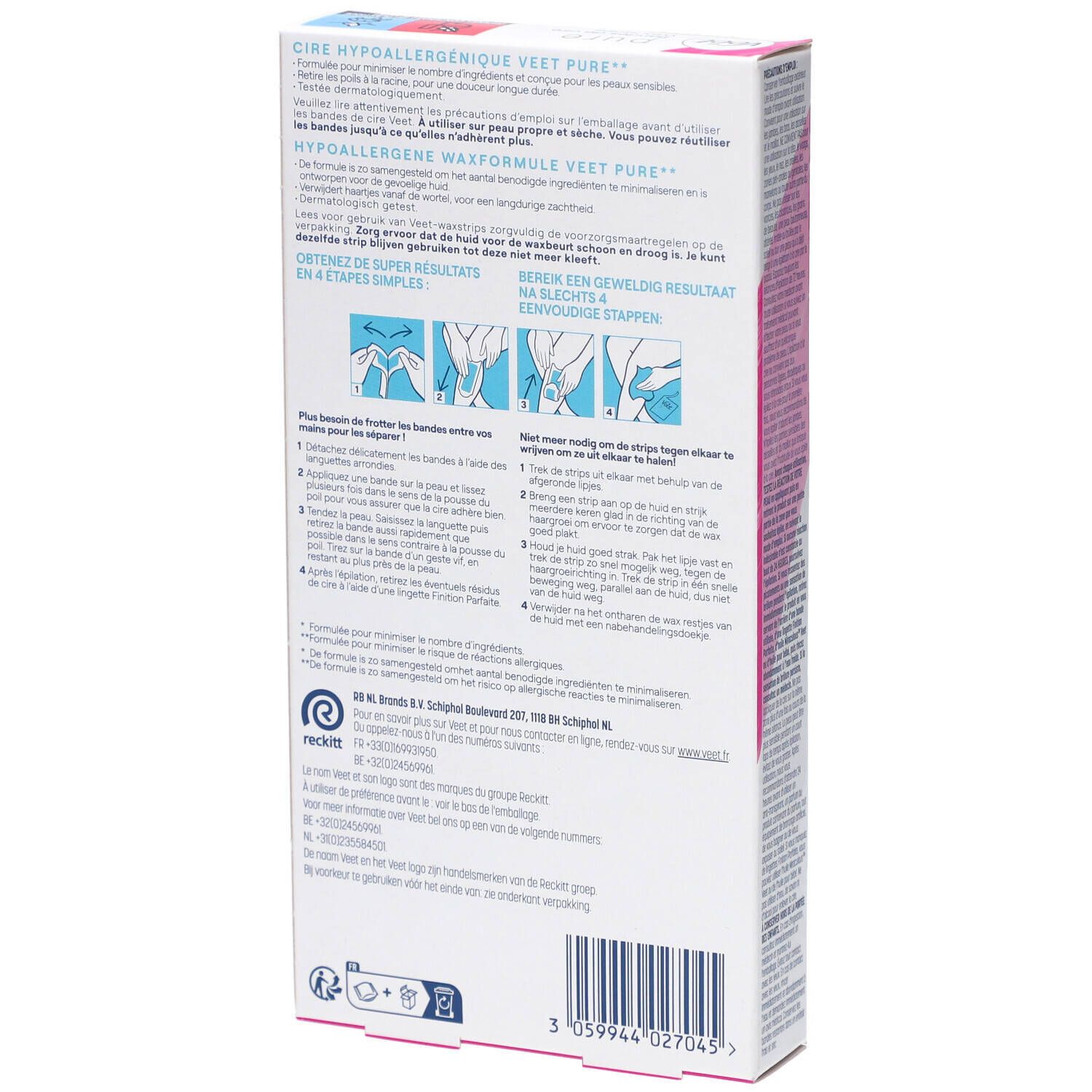 Veet Pure 20 Wax Strips
