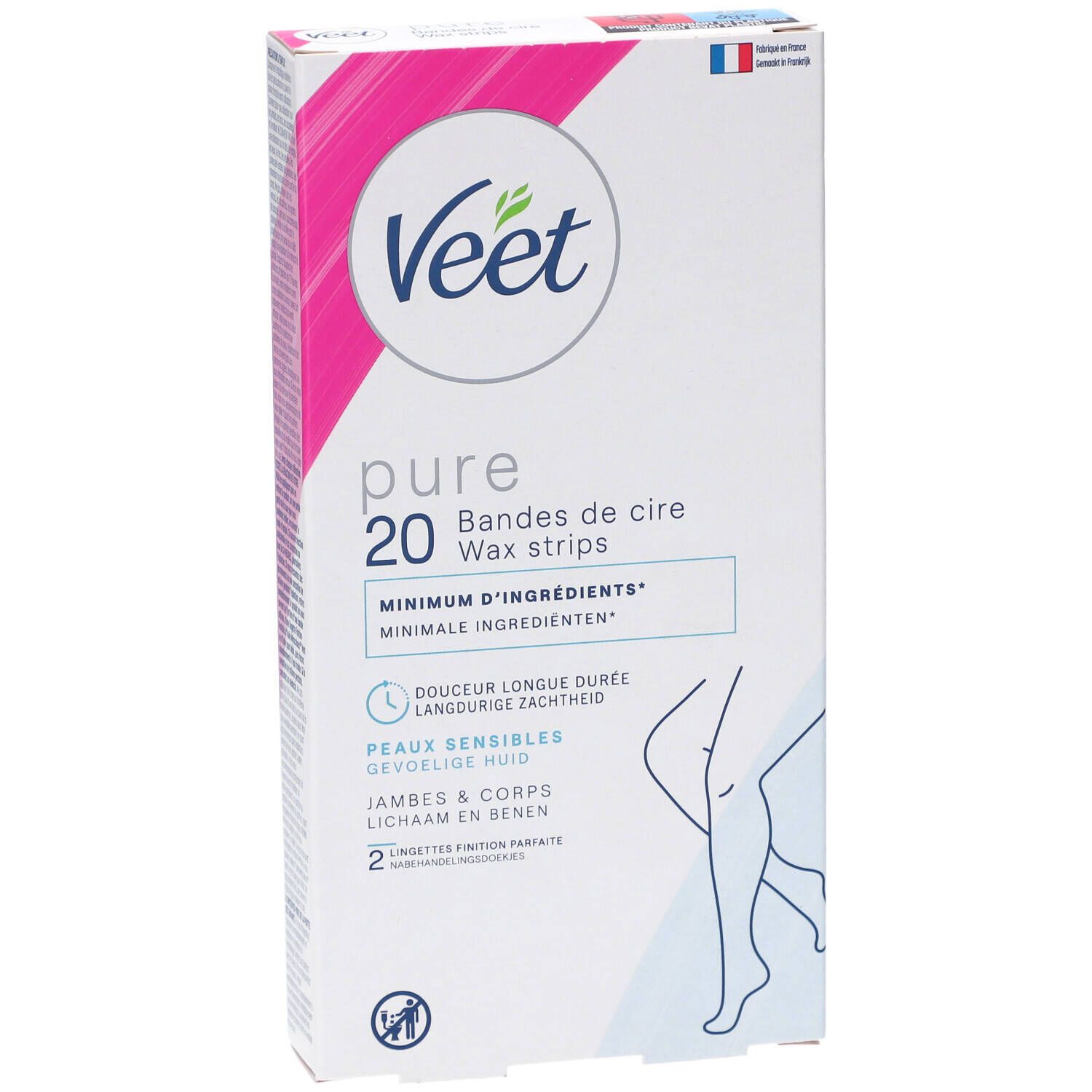 Veet Pure 20 Wax Strips