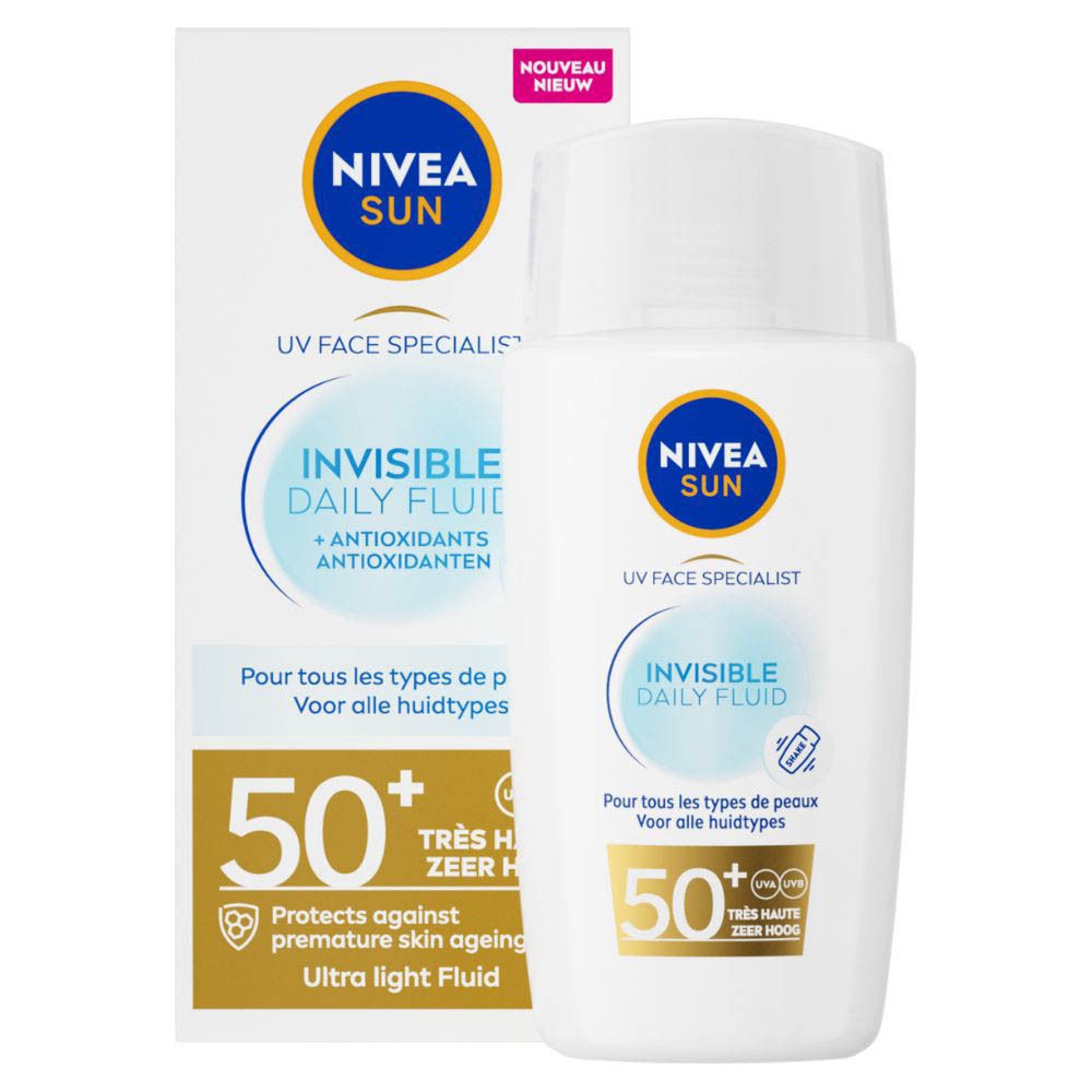 Nivea Sun Face Invisible Daily Fluid Spf 50+