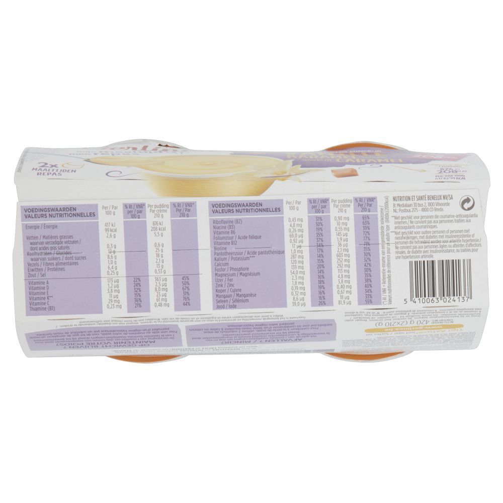 Gerlinéa Pudding Minceur Saveur Vanille-Caramel