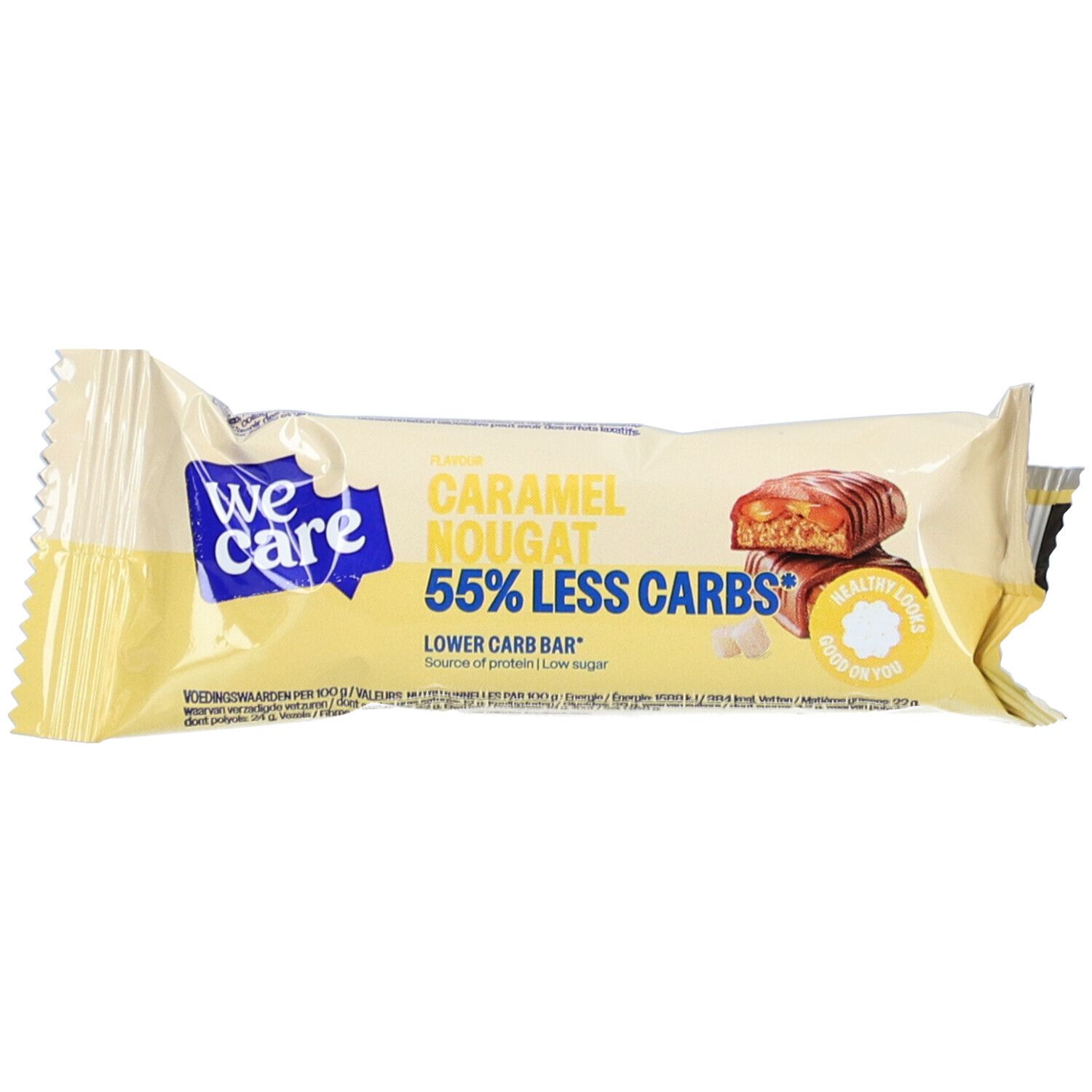 We Care Lower Carb Bar Caramel Nougat