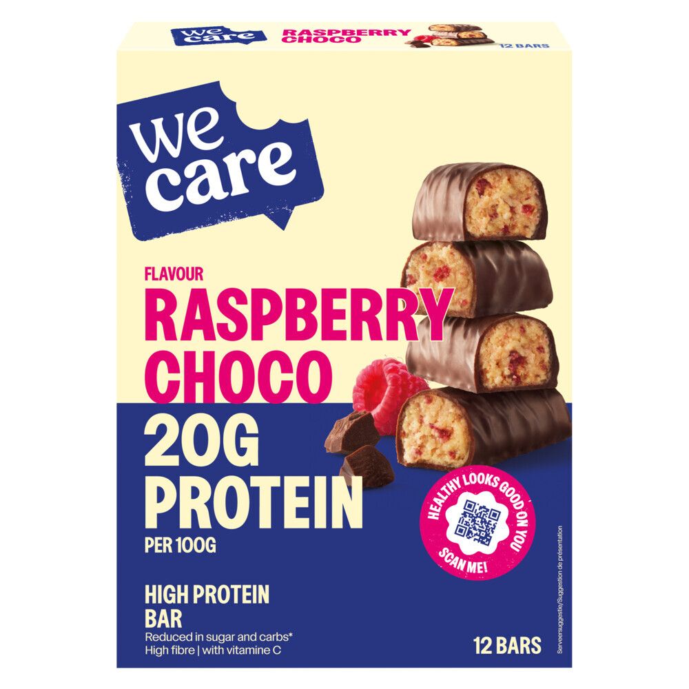 We Care Bars Raspberry Choco