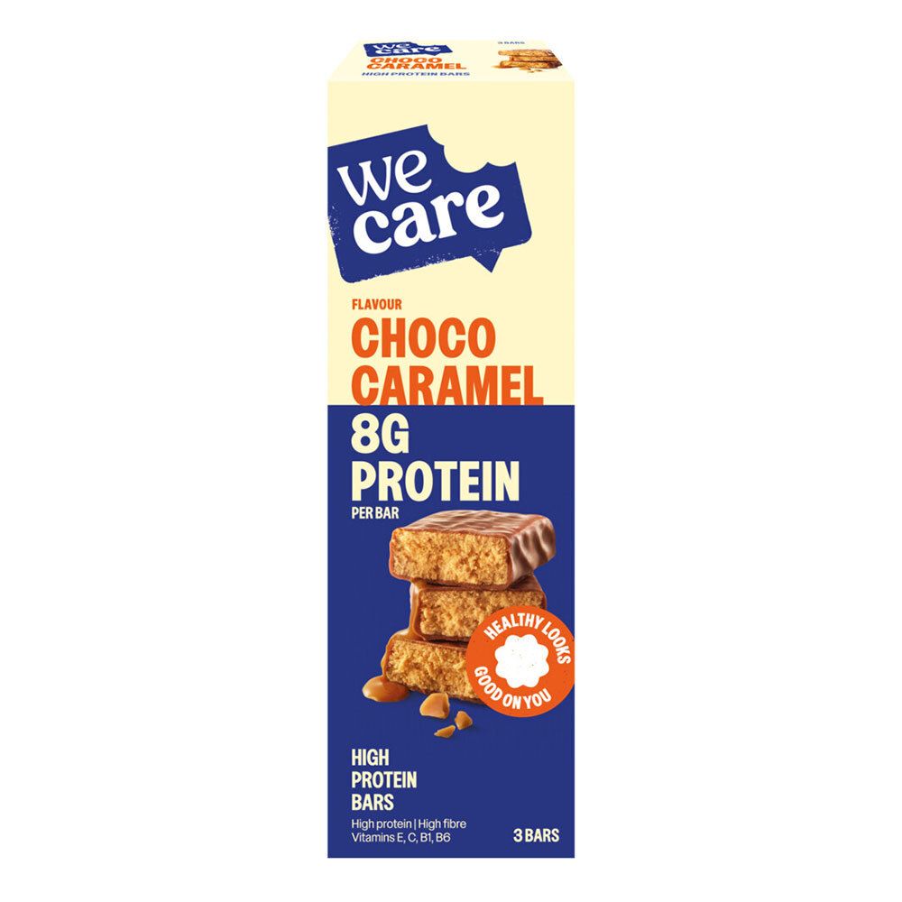 We Care High Protein Bars Choco Caramel