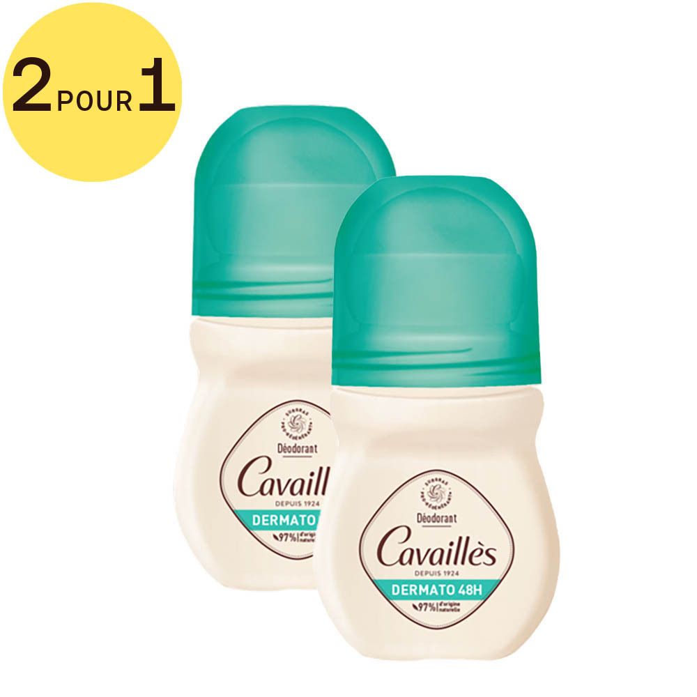 Rogé Cavaillès Déodorant Dermato 48h 2 pour 1