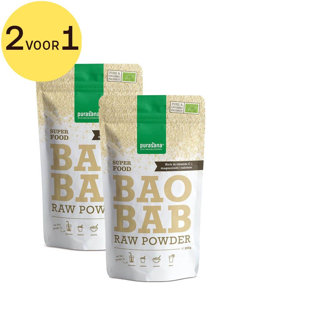 Purasana® Baobab Poeder Bio 2 voor 1