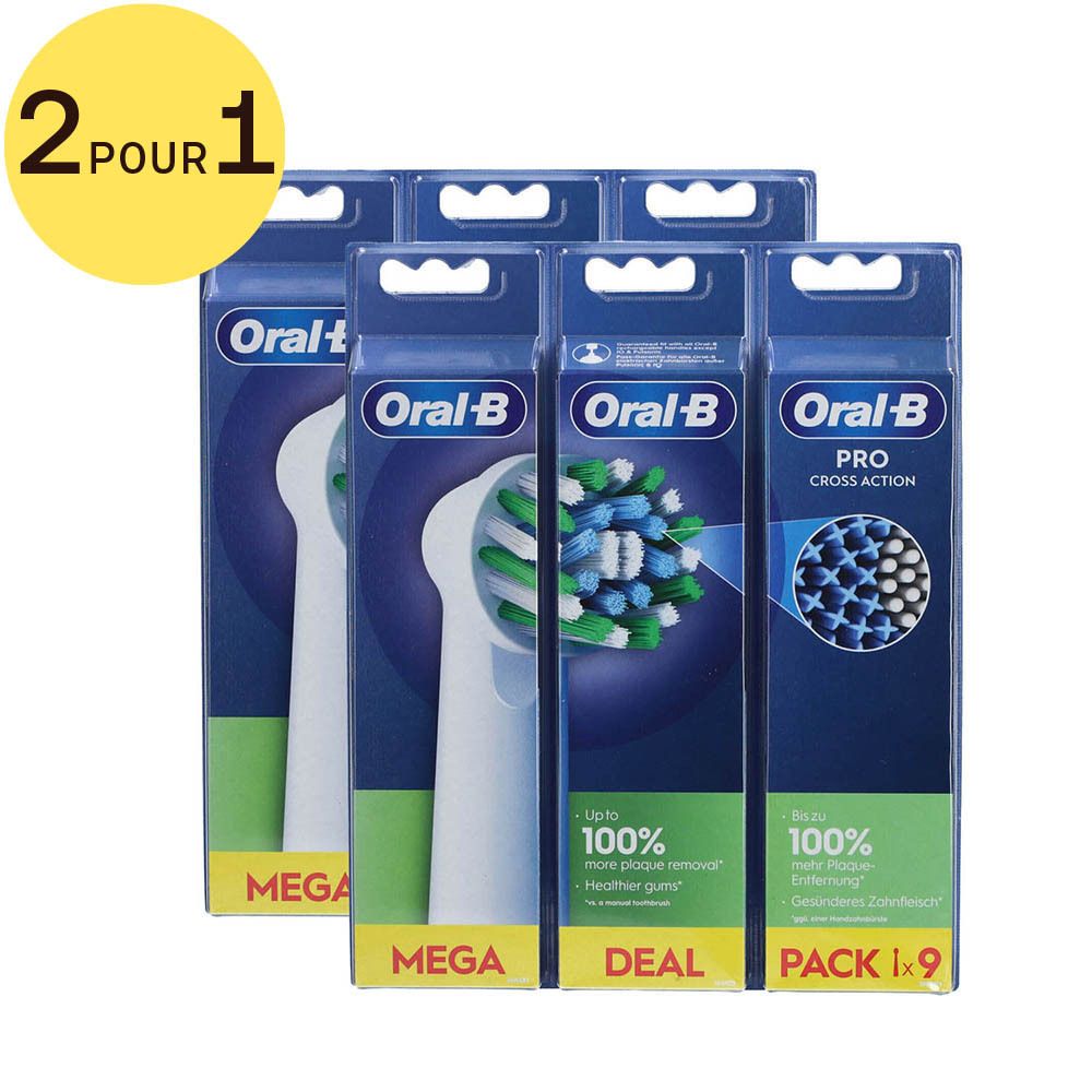 Oral-B Pro CrossAction Refill 2 pour 1