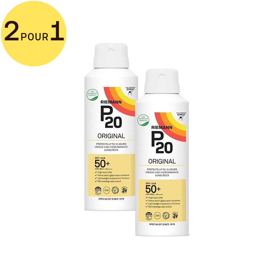 P20 Original SPF50+ 2 pour 1